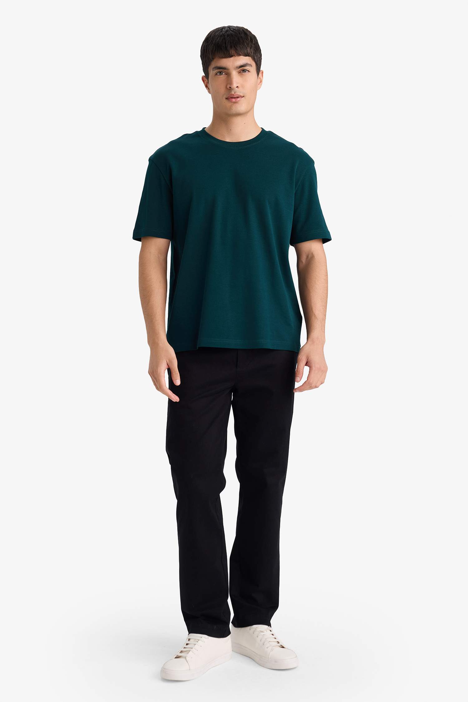 Regular Fit Crew Neck Short Sleeved T-shirt