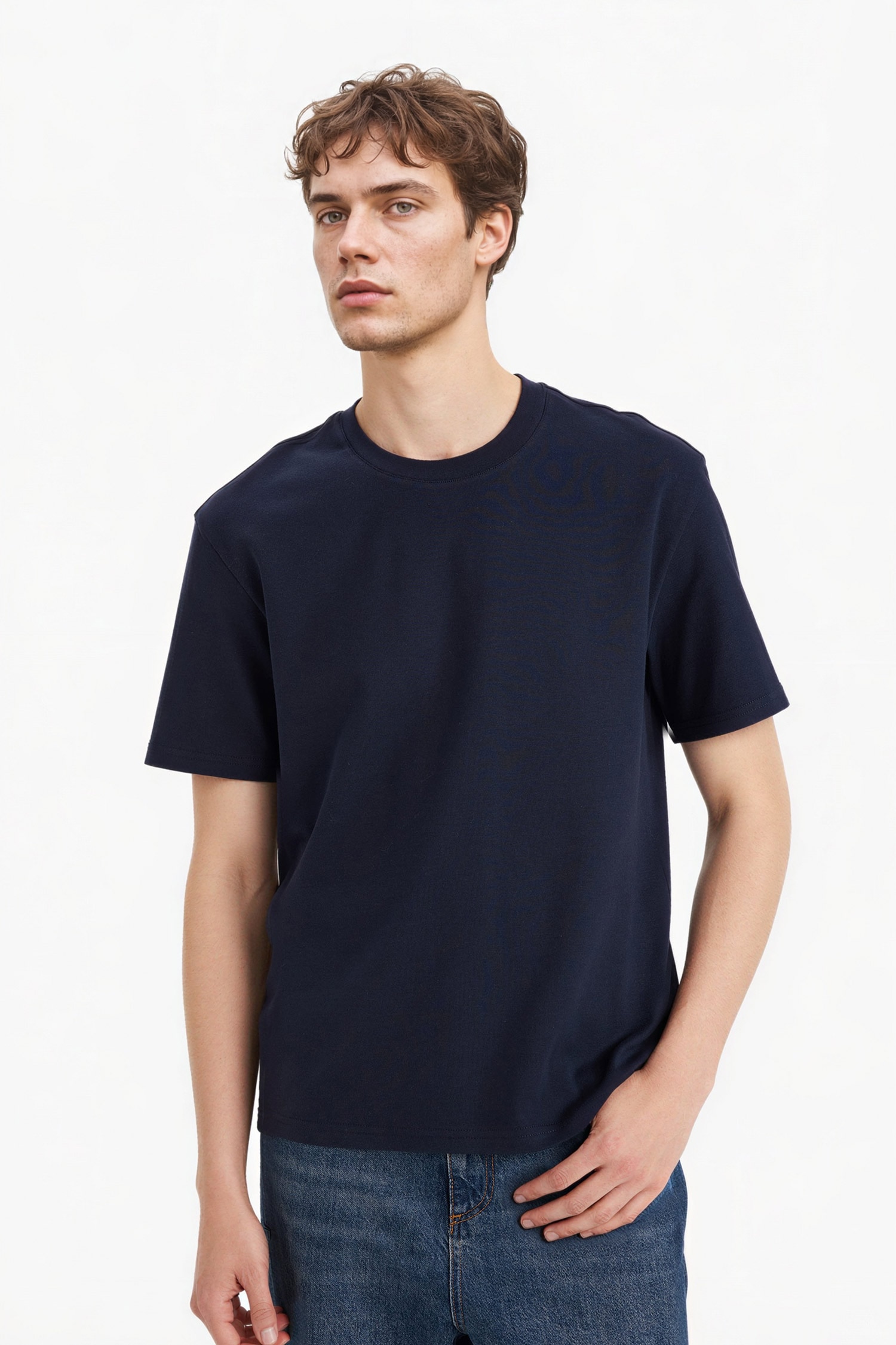 DeFacto Ultra Yumuşak %100 Pamuk REGULAR FIT Basic Tişört görsel 3