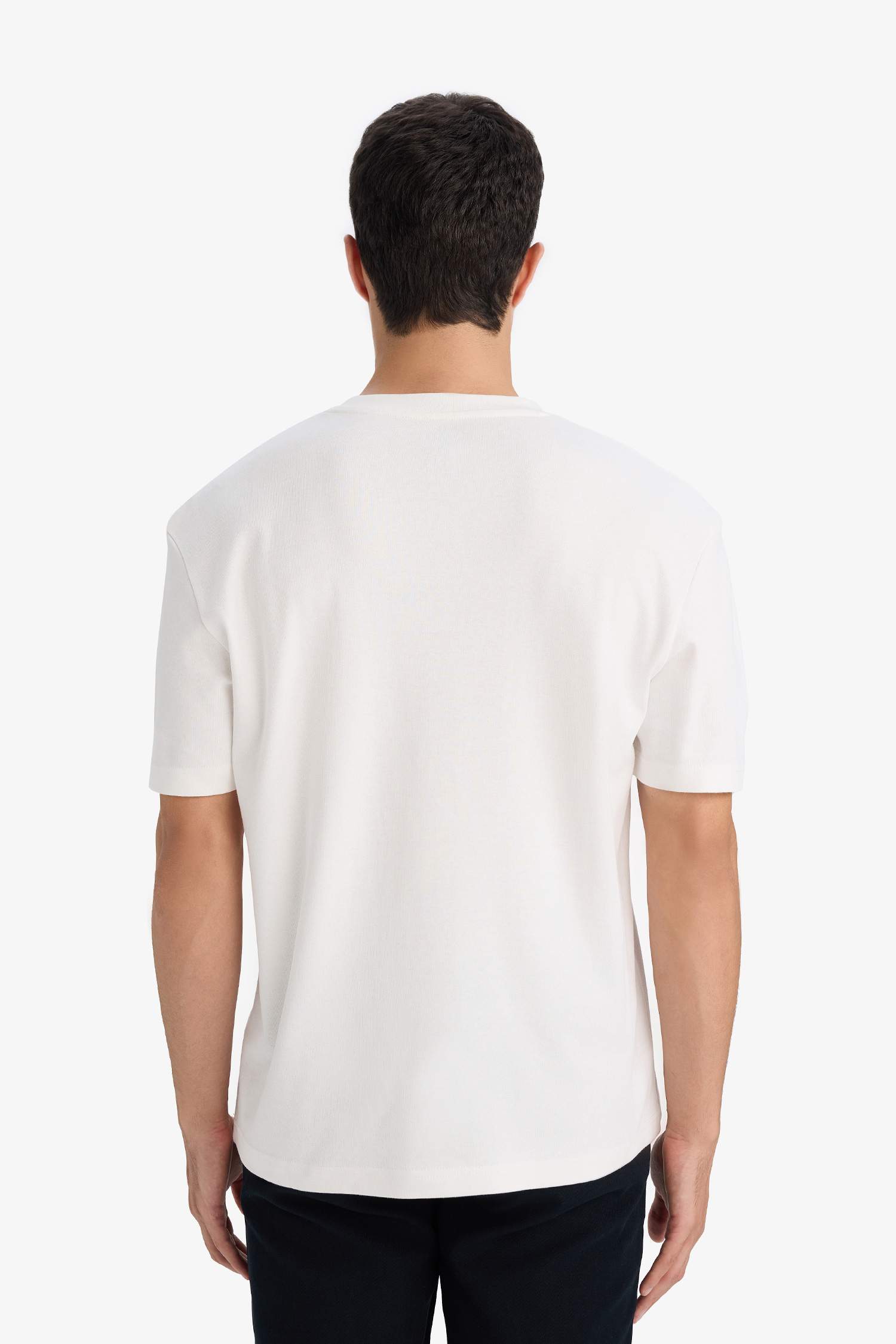 T-shirt à col rond et manches courtes Coupe régulière