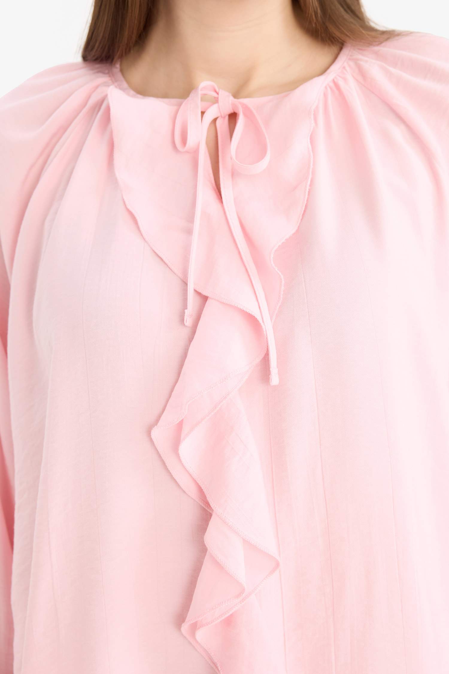 боути кринкл Ұзын Жеңді Туника