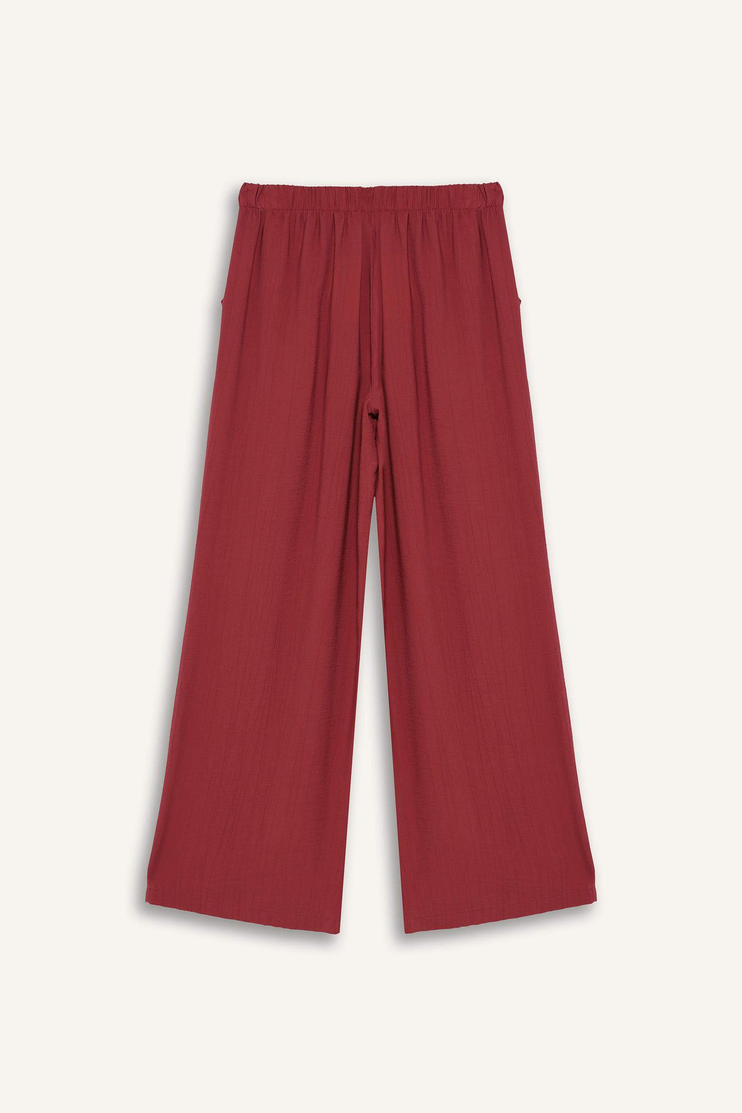 بنطرون قماش كرنكيل برجل واسع وايد ليج