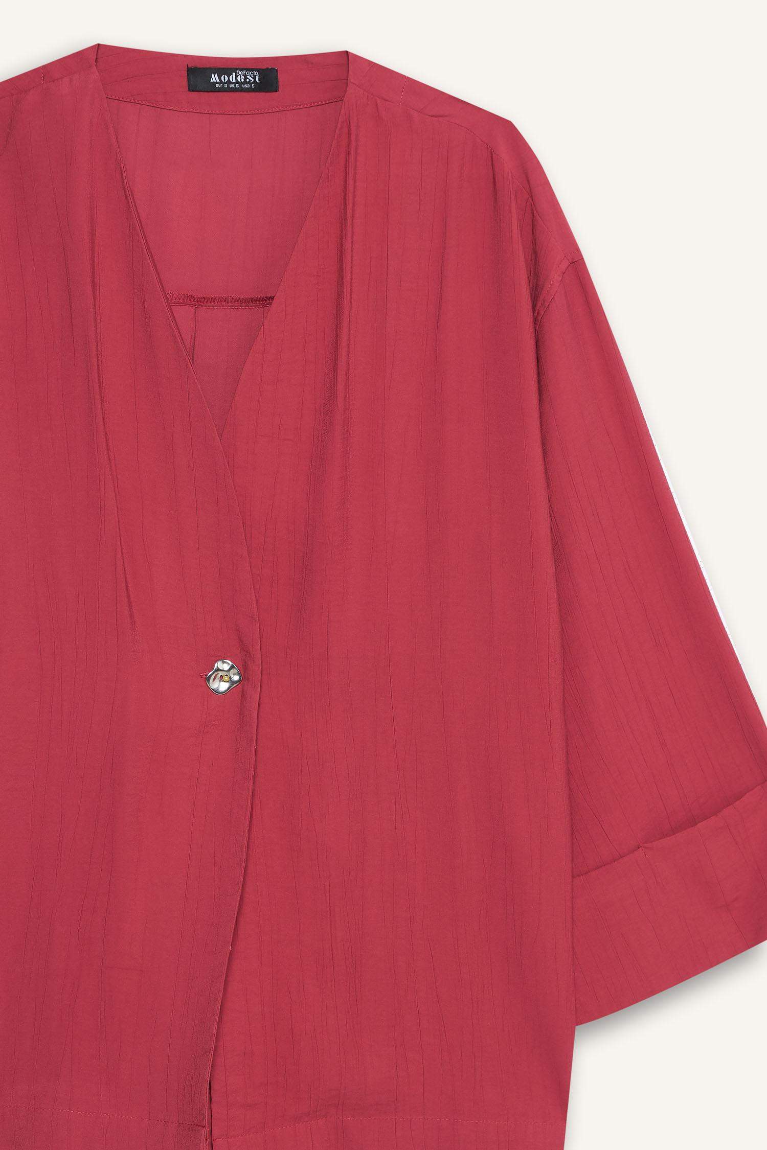 تونيك محجبات كرنكيل قصة مريحة بياخة V