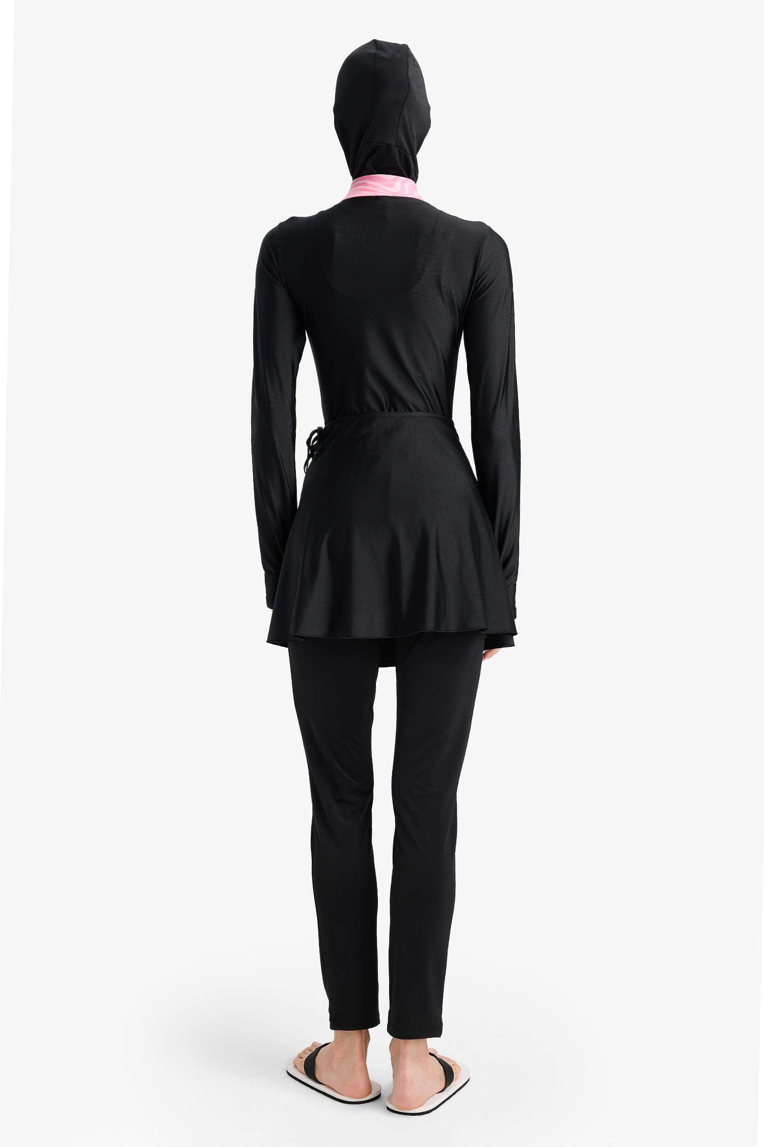 Regular Fit Hızlı Kuruyan Baskılı 5'li Burkini Takım