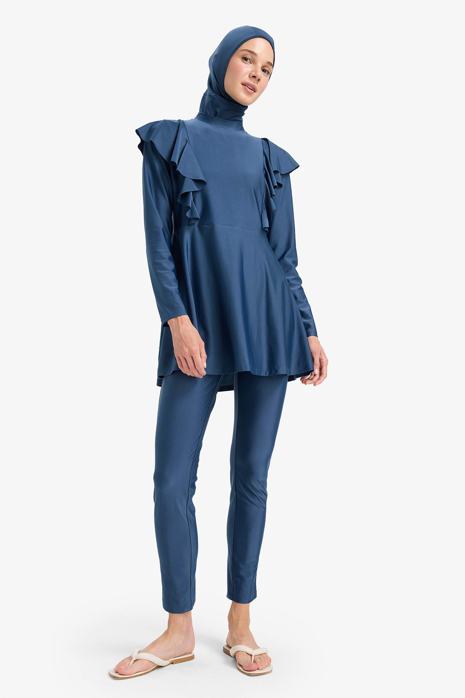 Regular Fit 5'li Hızlı Kuruyan Burkini Takımı