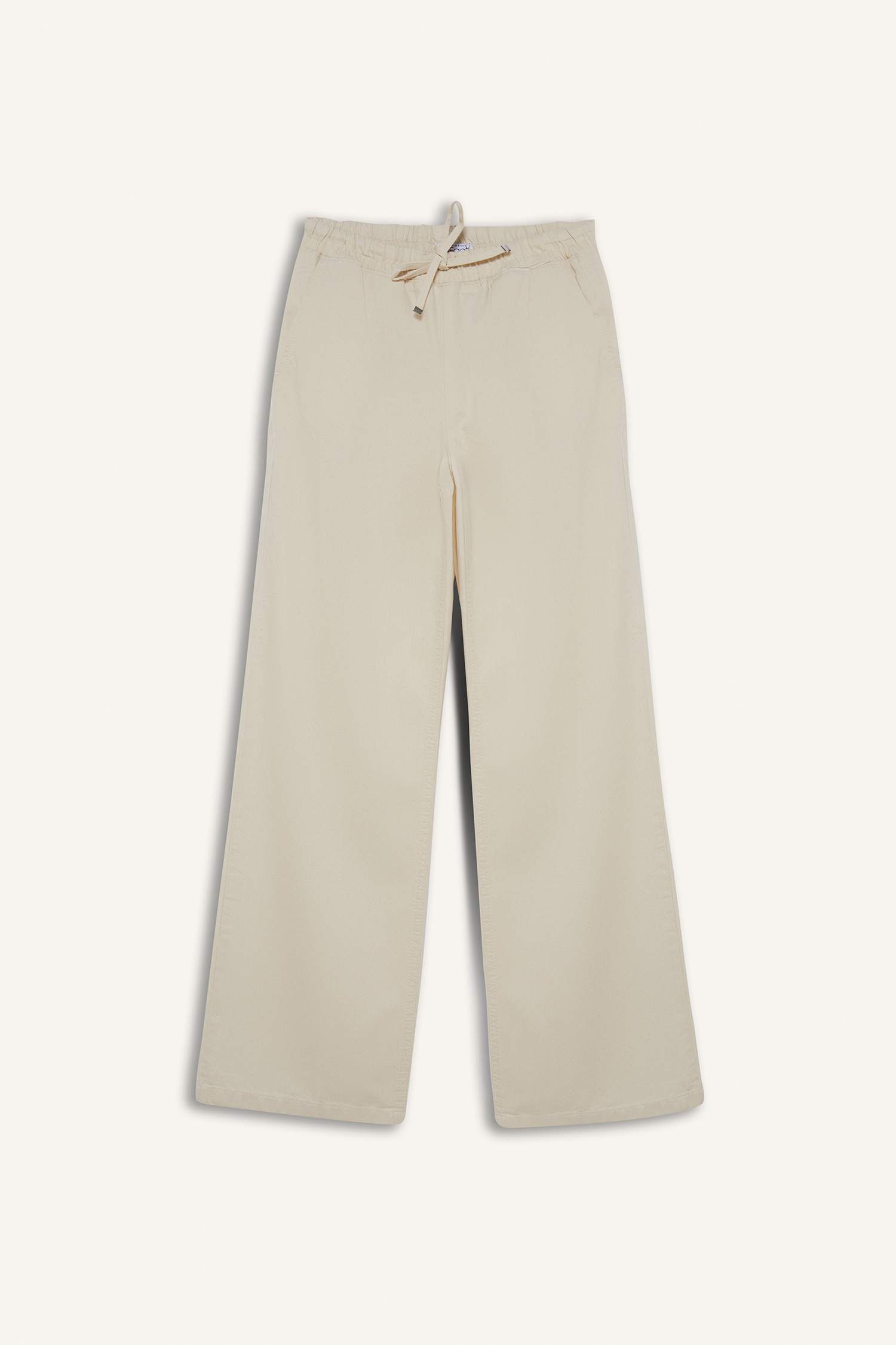 بنطرون جينز بخصر مطاطي