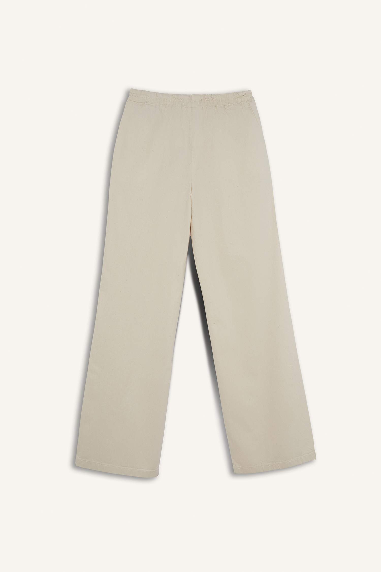 بنطرون جينز بخصر مطاطي