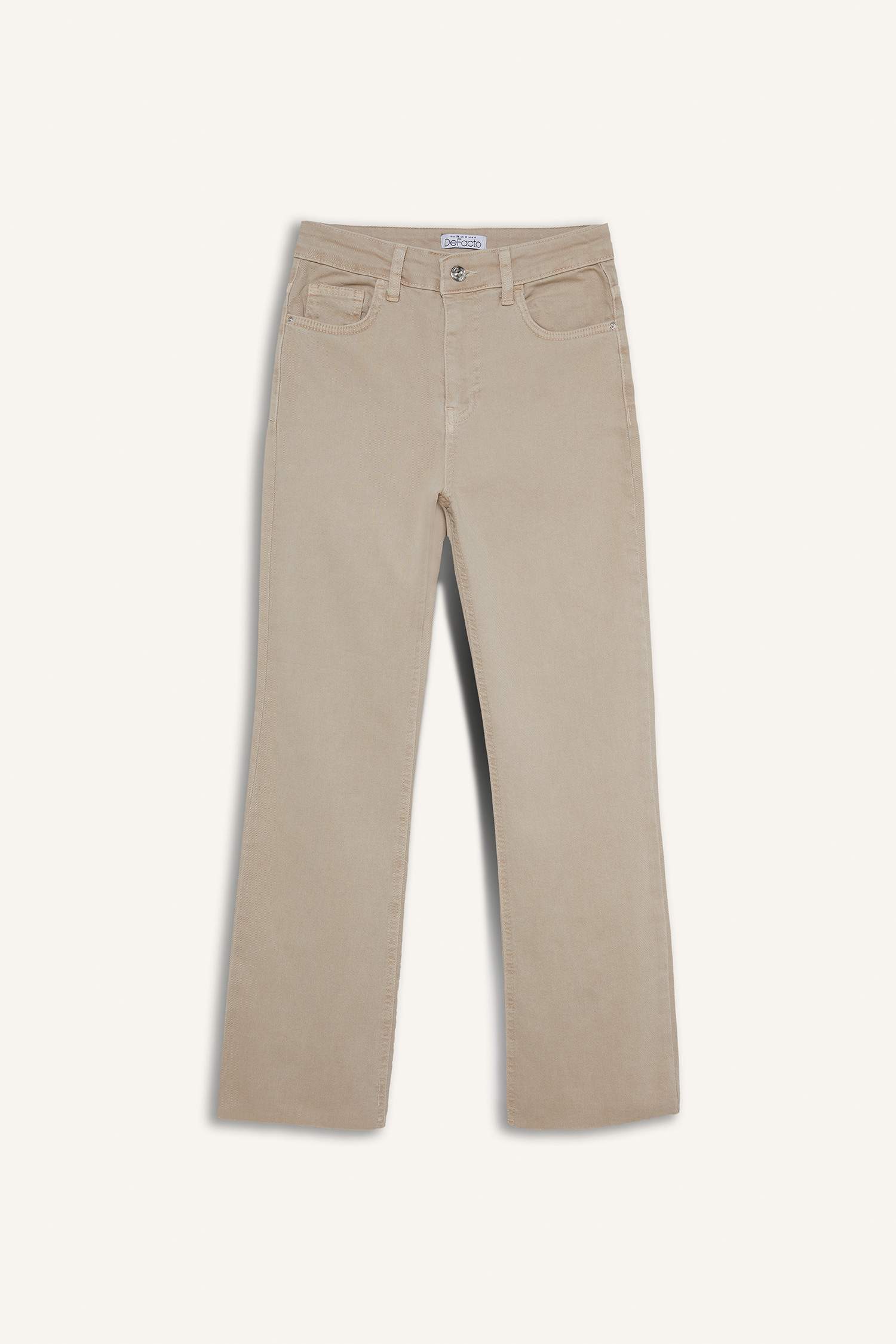 Flare Fit High Waist Crop Jeans