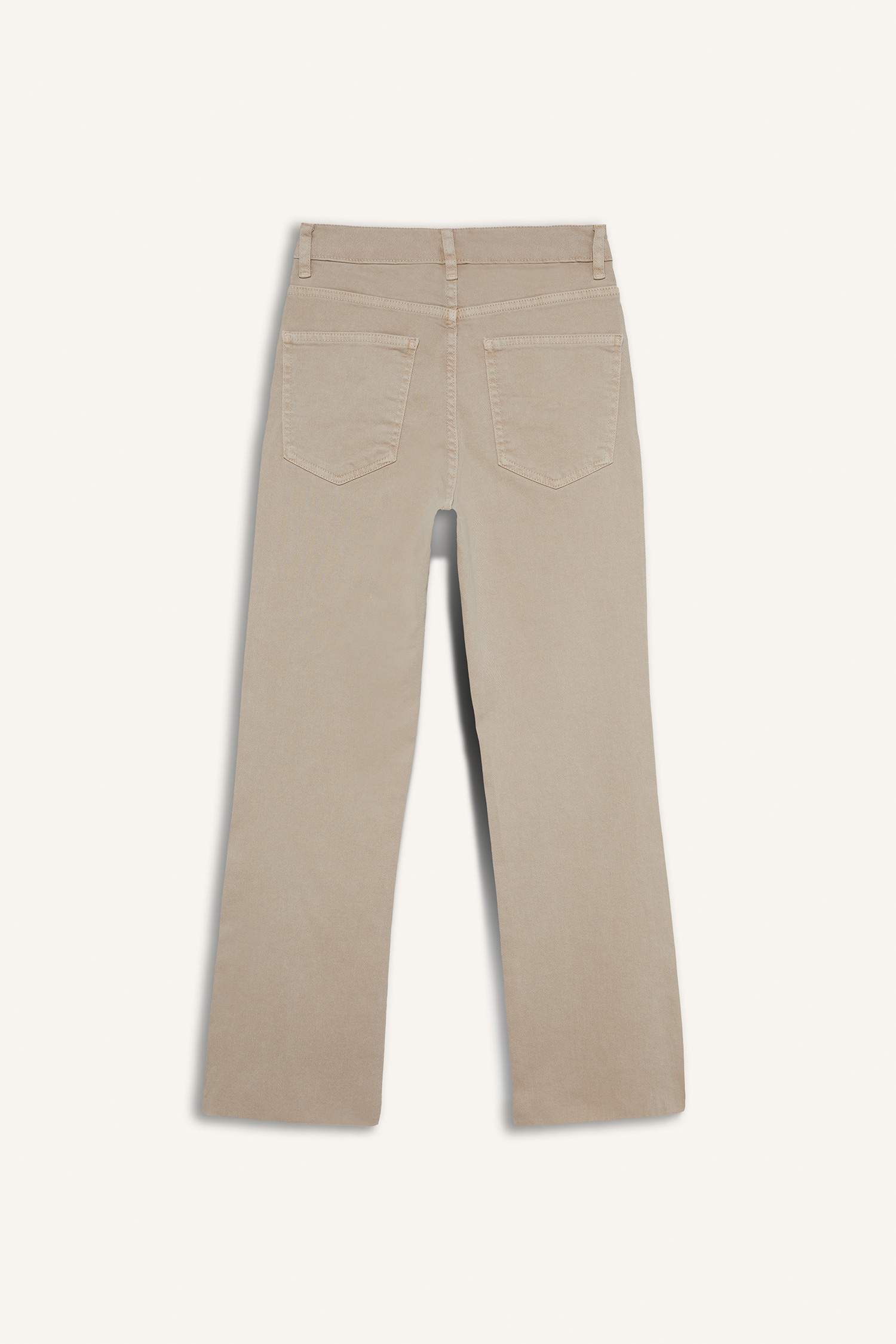 Flare Fit High Waist Crop Jeans