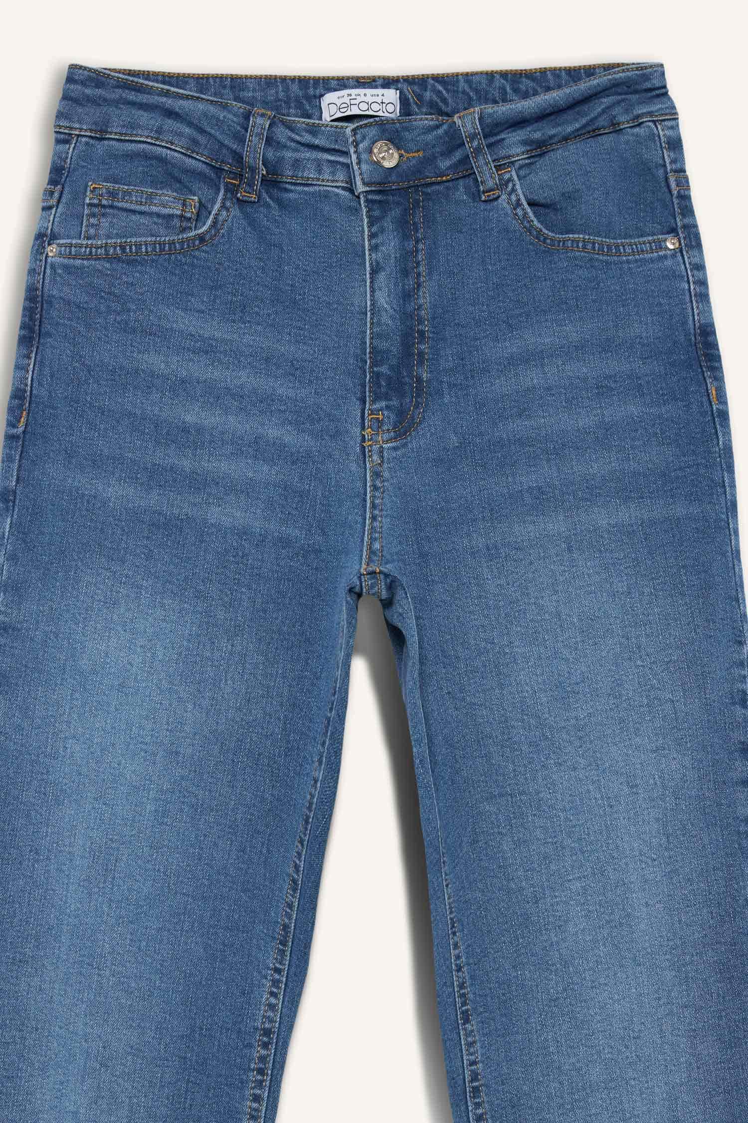 Crop Flare Fit High Waist Ankle Length Jeans