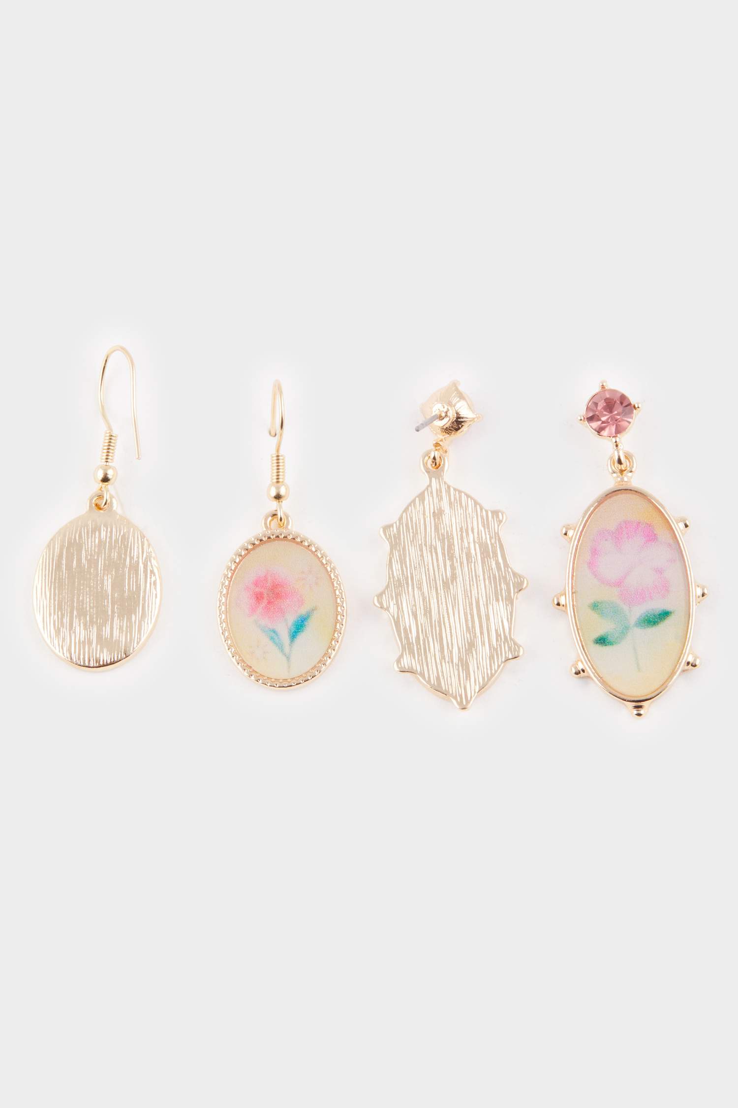 Kadın 2'li Plaka Küpe