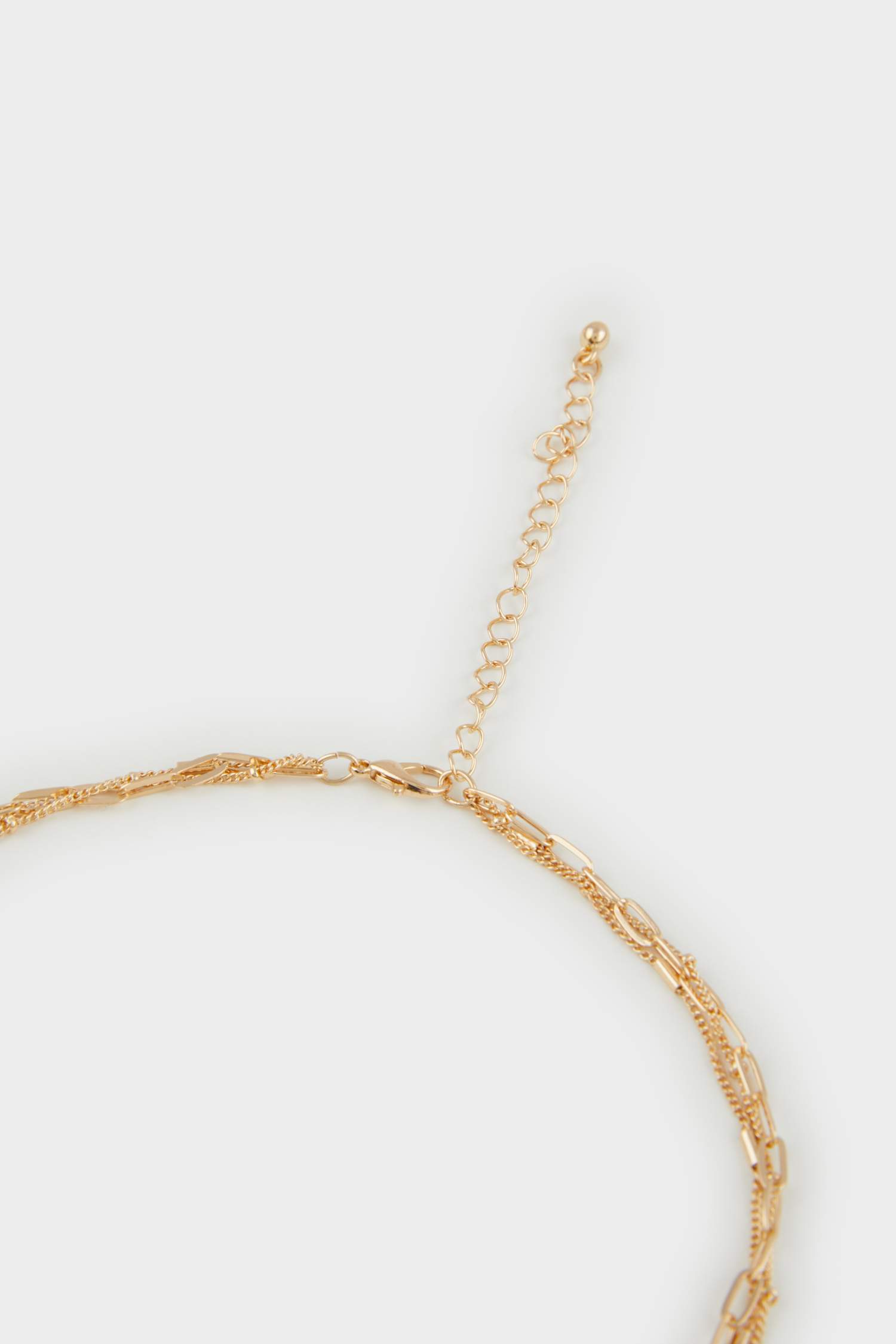 Woman 3 Piece Gold Necklace