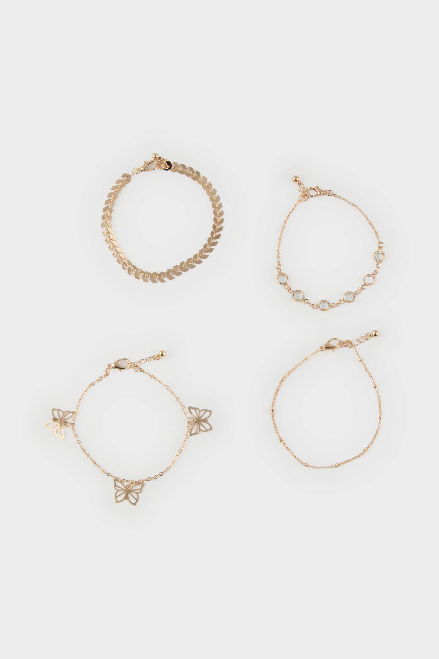 اسورة نسائية ذهبية - 4 قطع