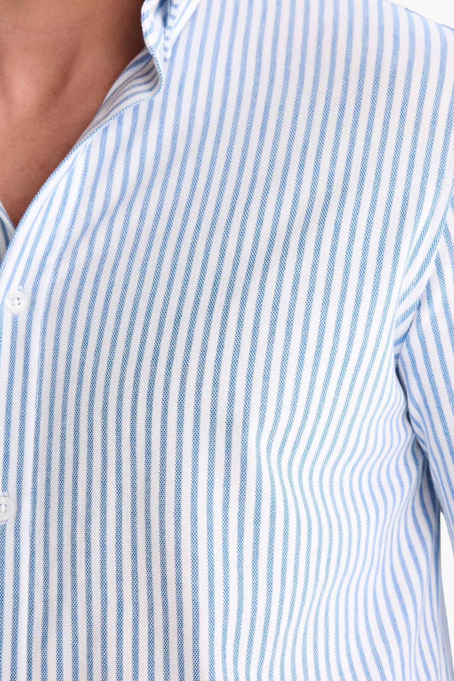 Regular Fit Polo Shirt Striped Long Sleeve Shirt