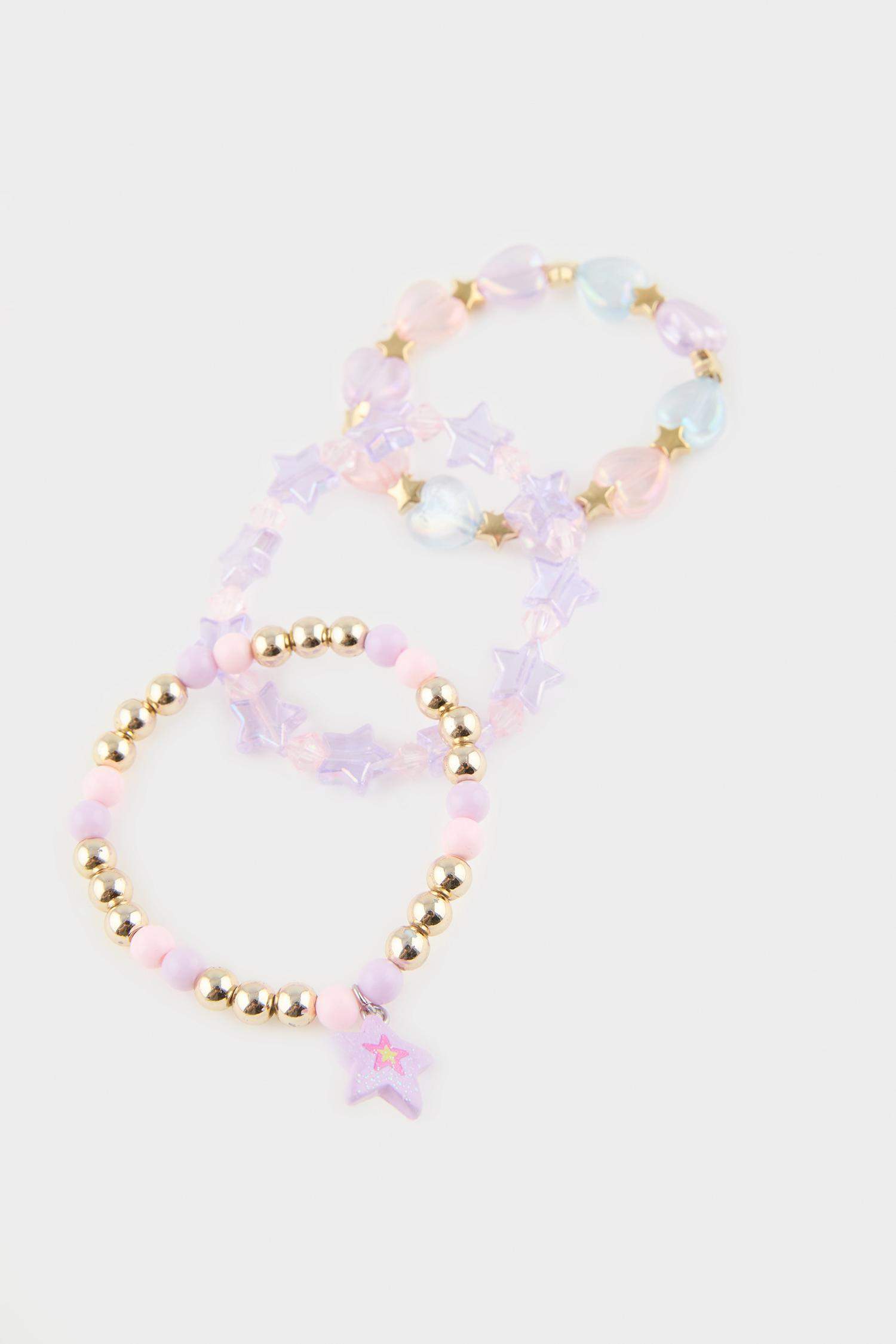 سوار بناتي ملون - 3 قطع