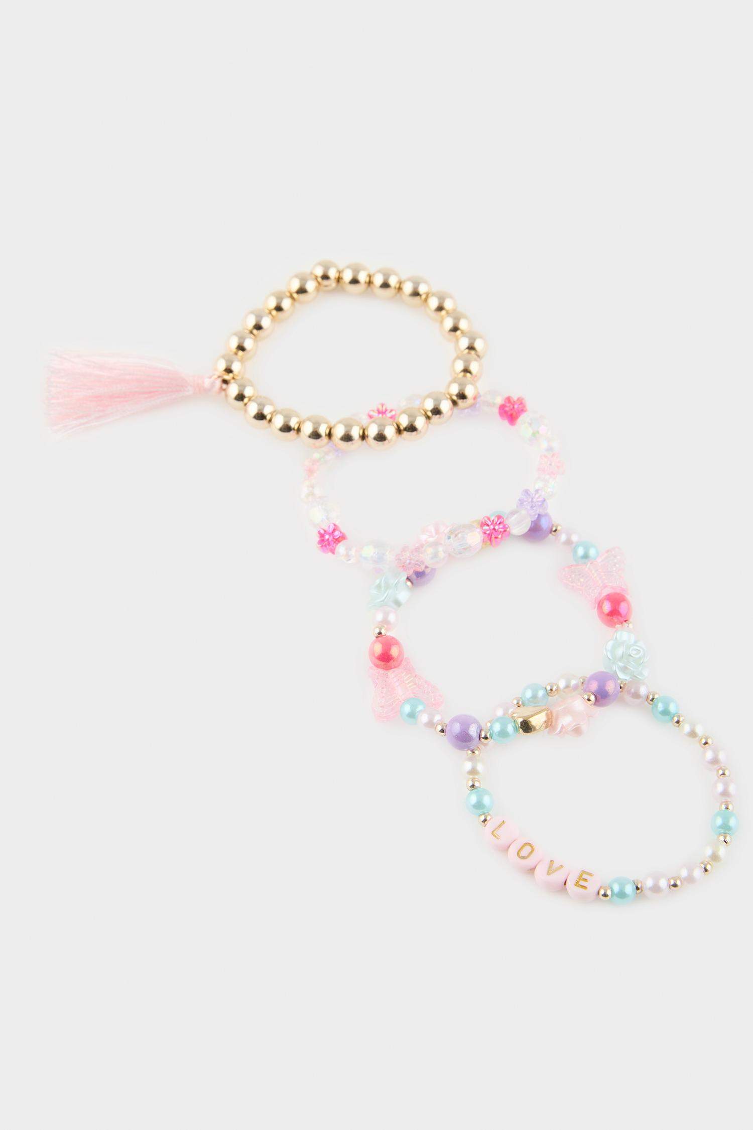 Kız Çocuk 4'lü Renkli Bileklik