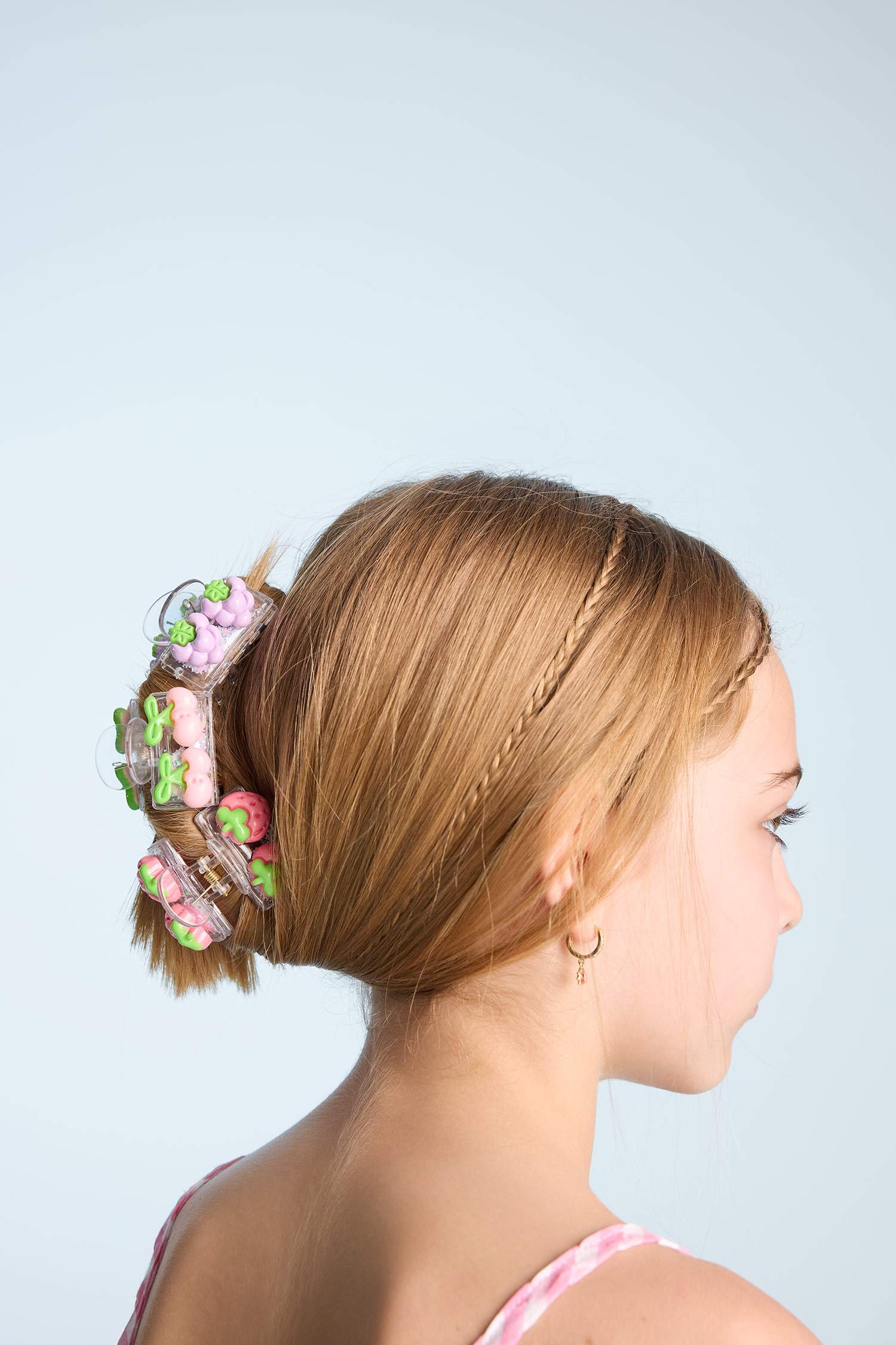 Kız Çocuk 3'lü Meyveli Mandal Toka