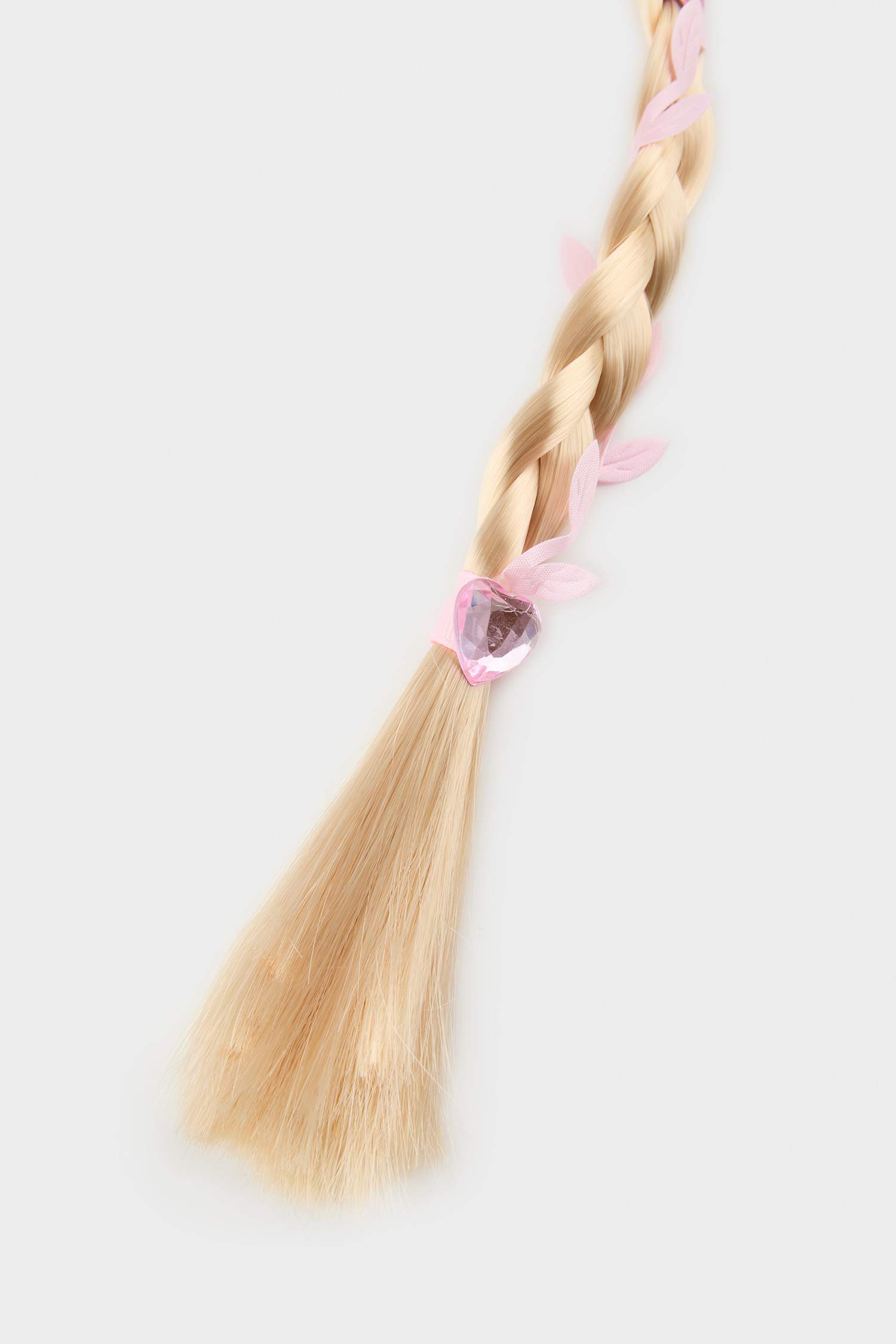 Kız Çocuk Örgülü Renkli Saçlı Lastik Toka