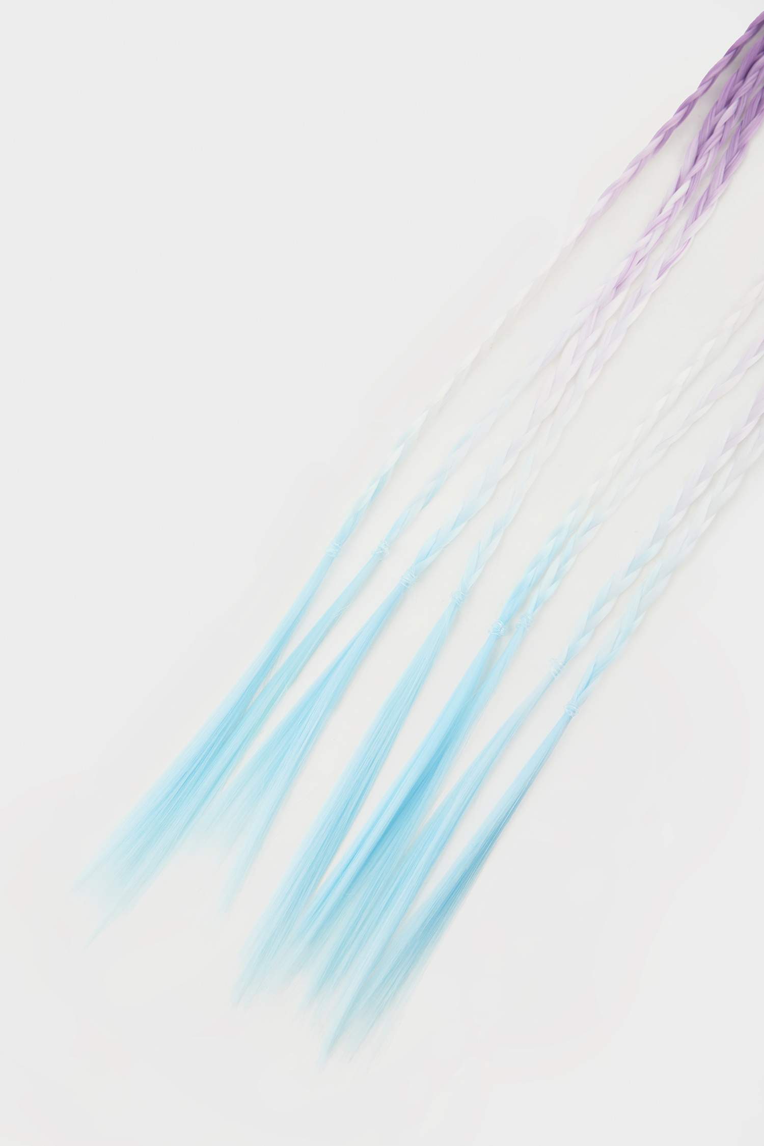 Kız Çocuk 2'li Renkli Saçlı Lastik Toka