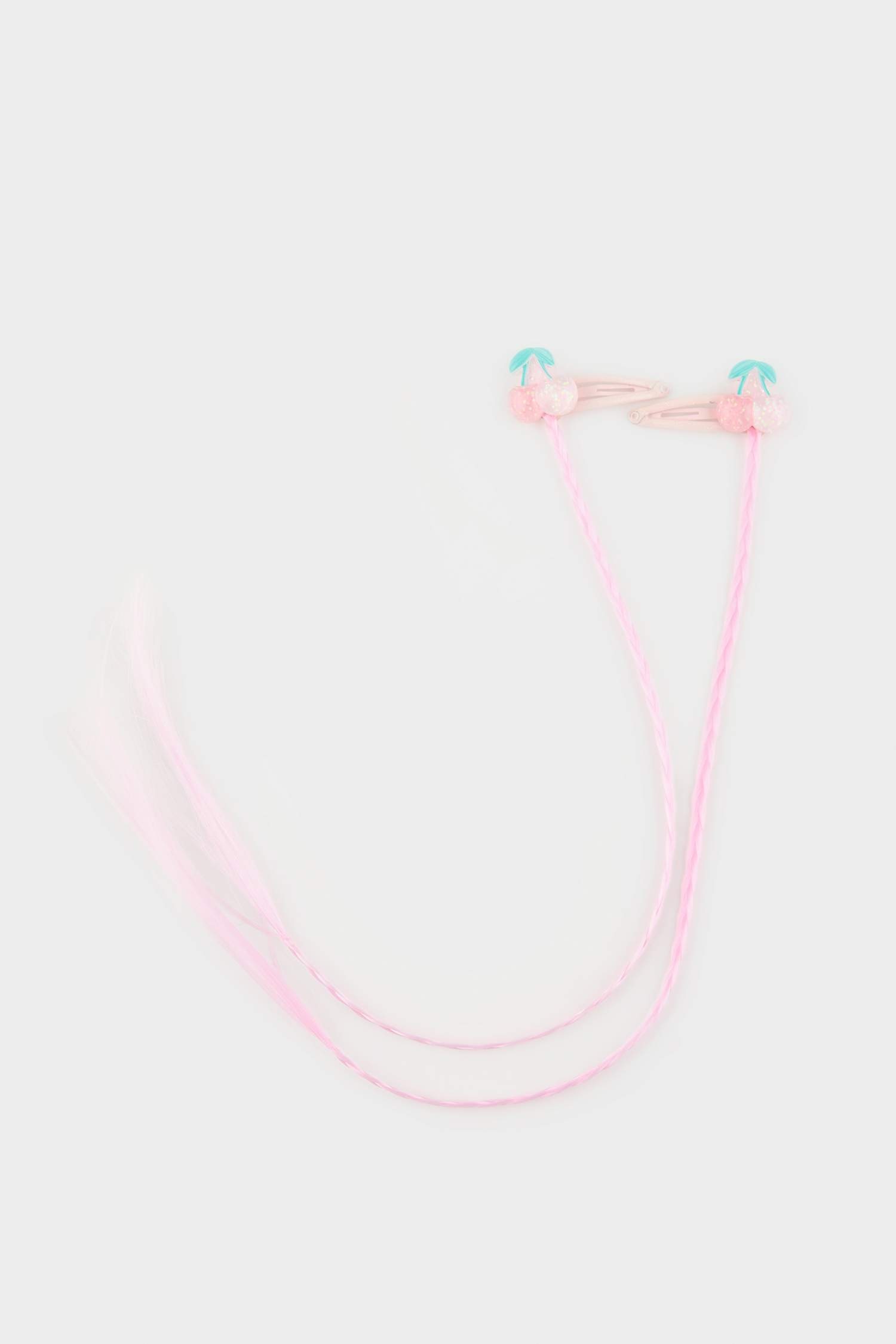 مشبك شعر بناتي كرز - 4 قطع