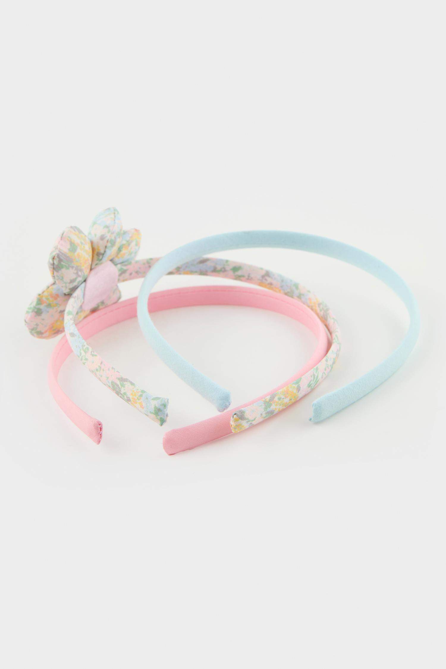 Kız Çocuk 3'lü Çiçekli Taç