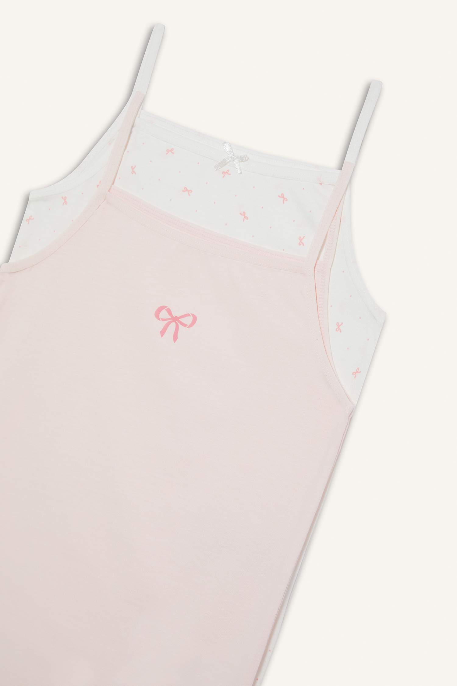 Girl Patterned 2 Piece Undershirts