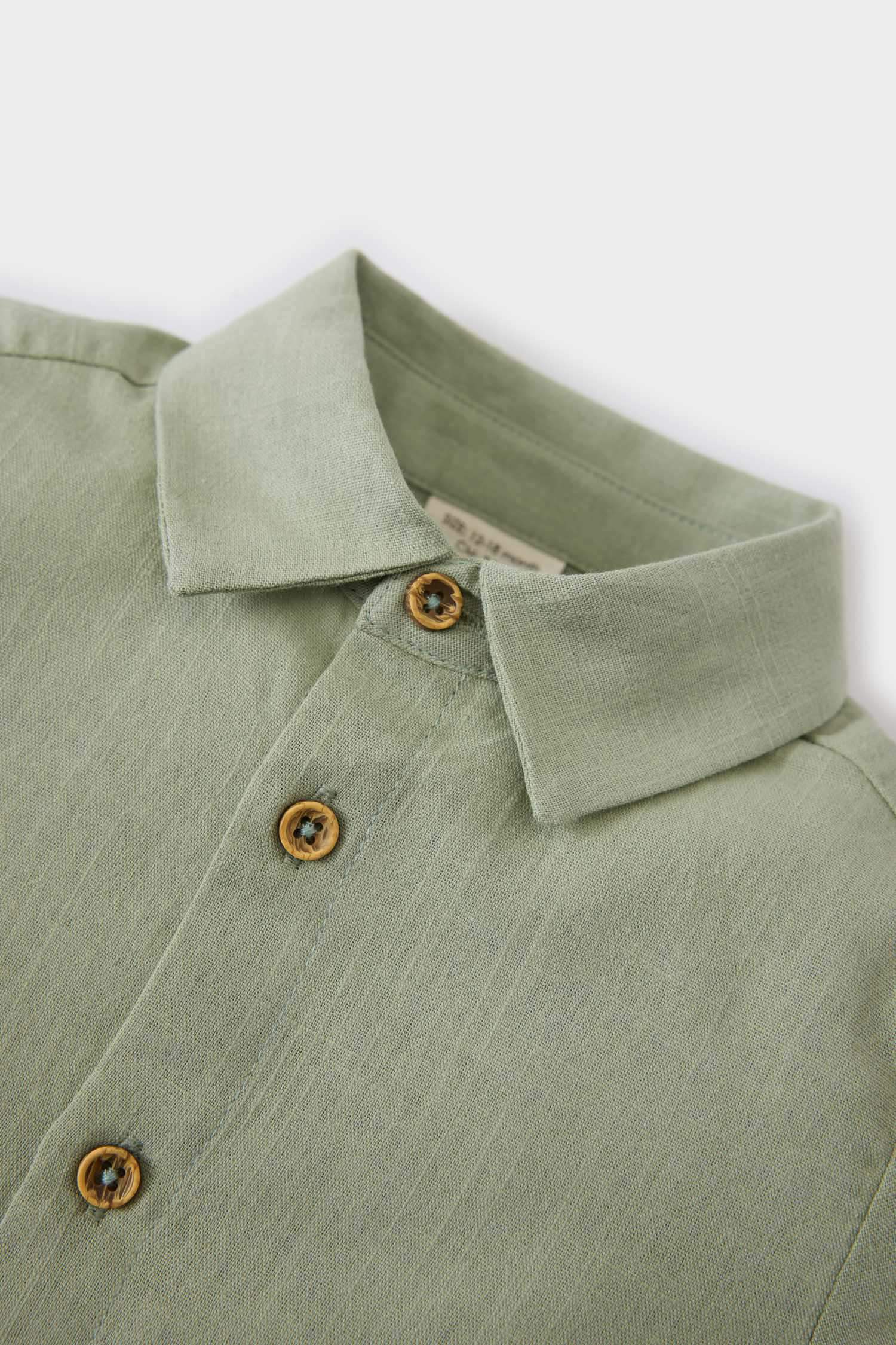 Erkek Bebek 2'li Takım Kısa Kollu Gömlek Şort