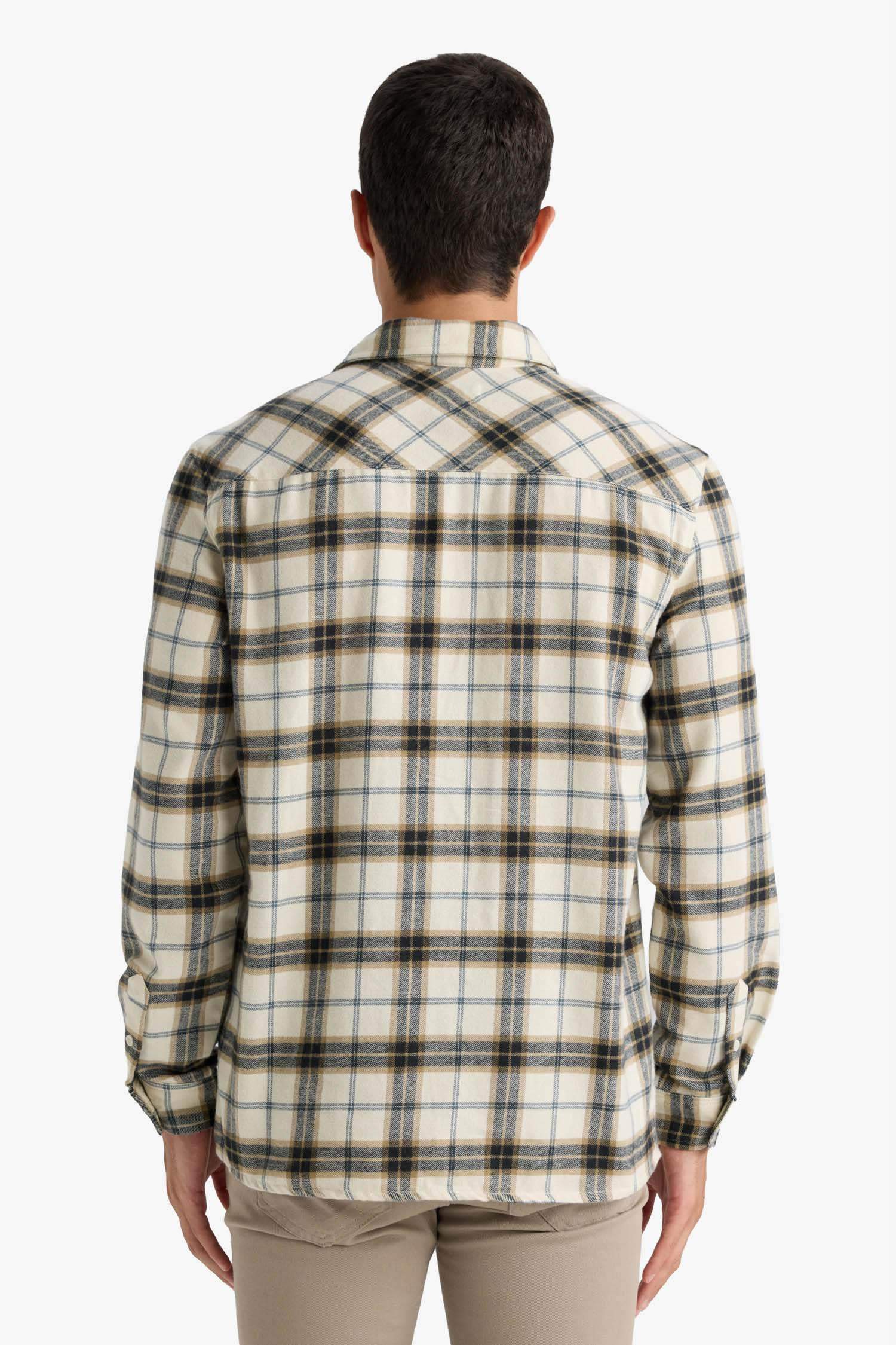 %100 Pamuk Kareli Gömlek