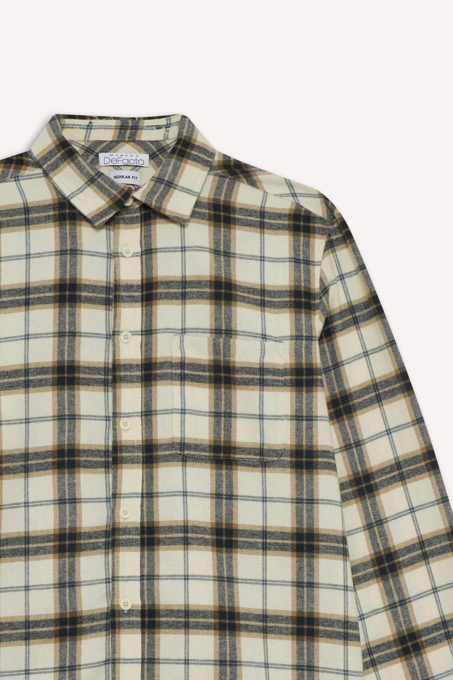 %100 Pamuk Kareli Gömlek