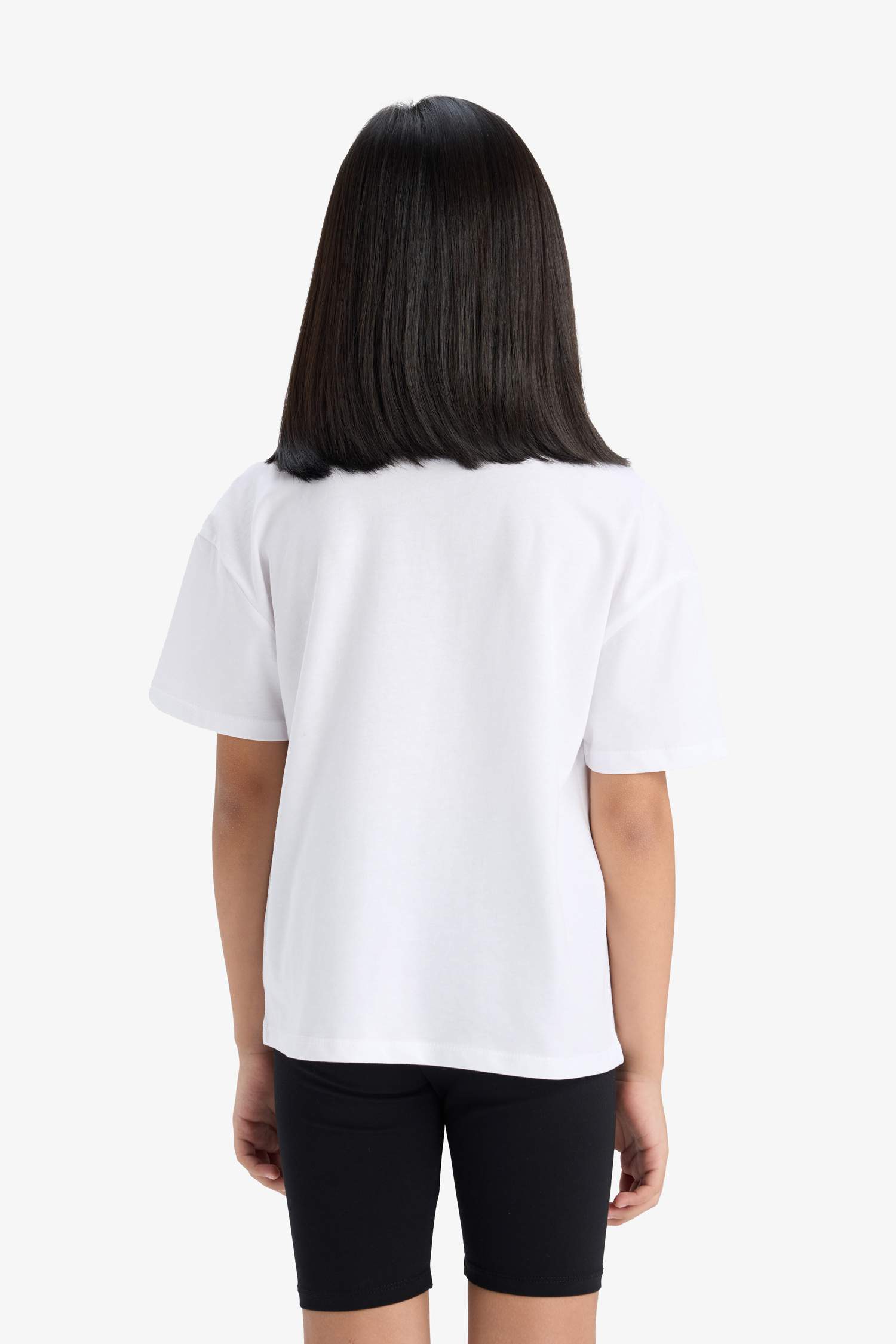 تيشيرت بناتي نص ردن قصة مريحة من فروزن