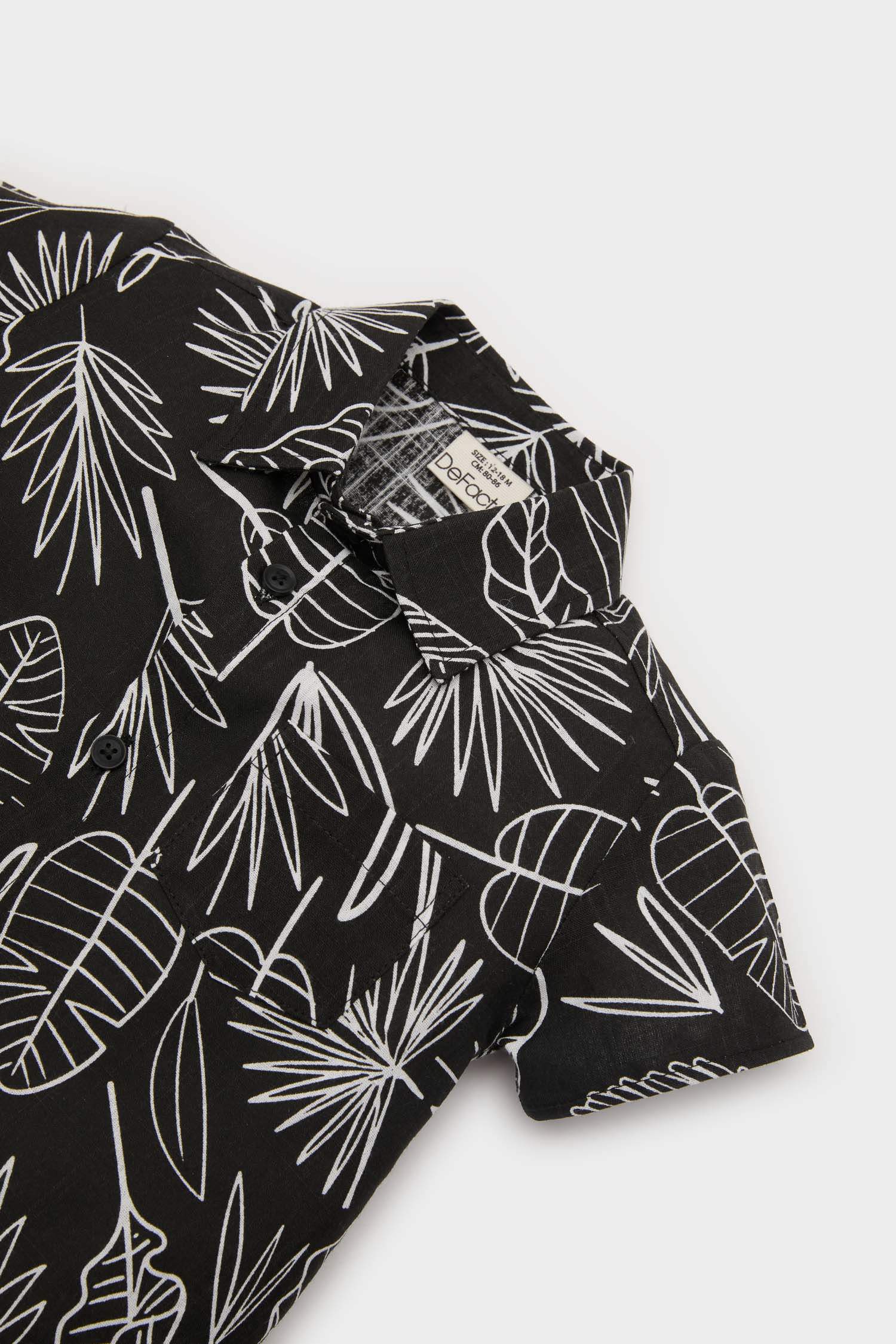 Baby Boy Printed Flam Poplin 2 Piece Set