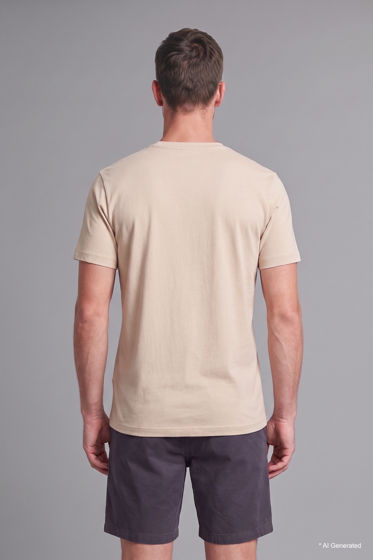 DeFacto Pamuklu Regular Fit Basic Tişört görsel 2