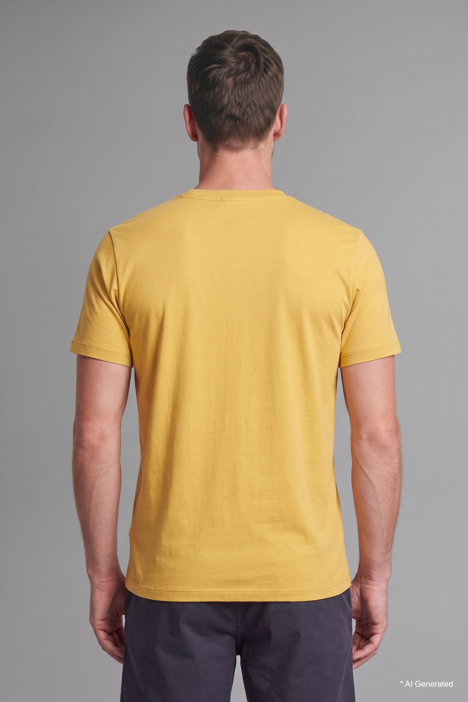 DeFacto Pamuklu Regular Fit Basic Tişört görsel 5