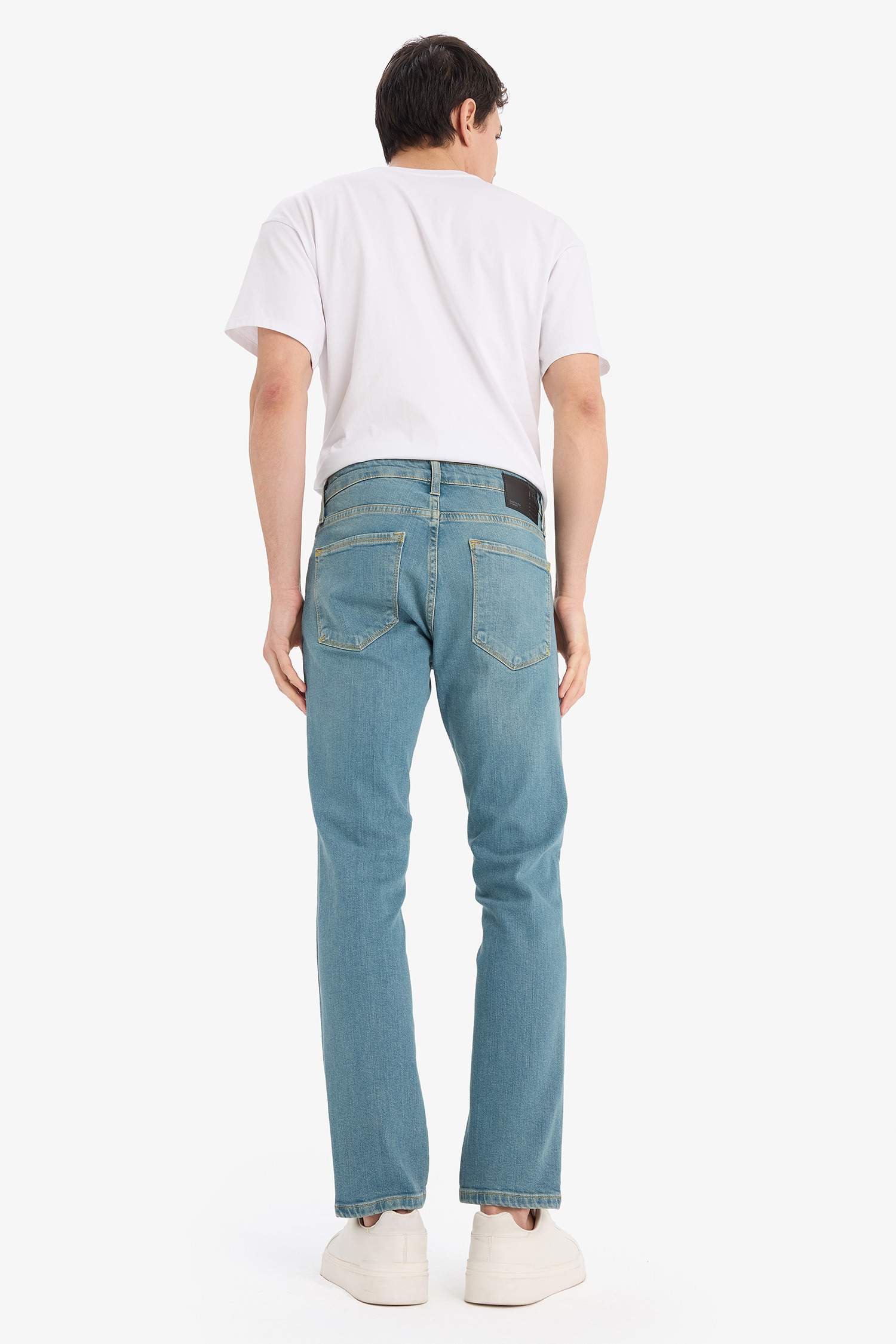 Pedro Slim Fit Dar Kalıp Normal Bel Dar Paça Jean Pantolon