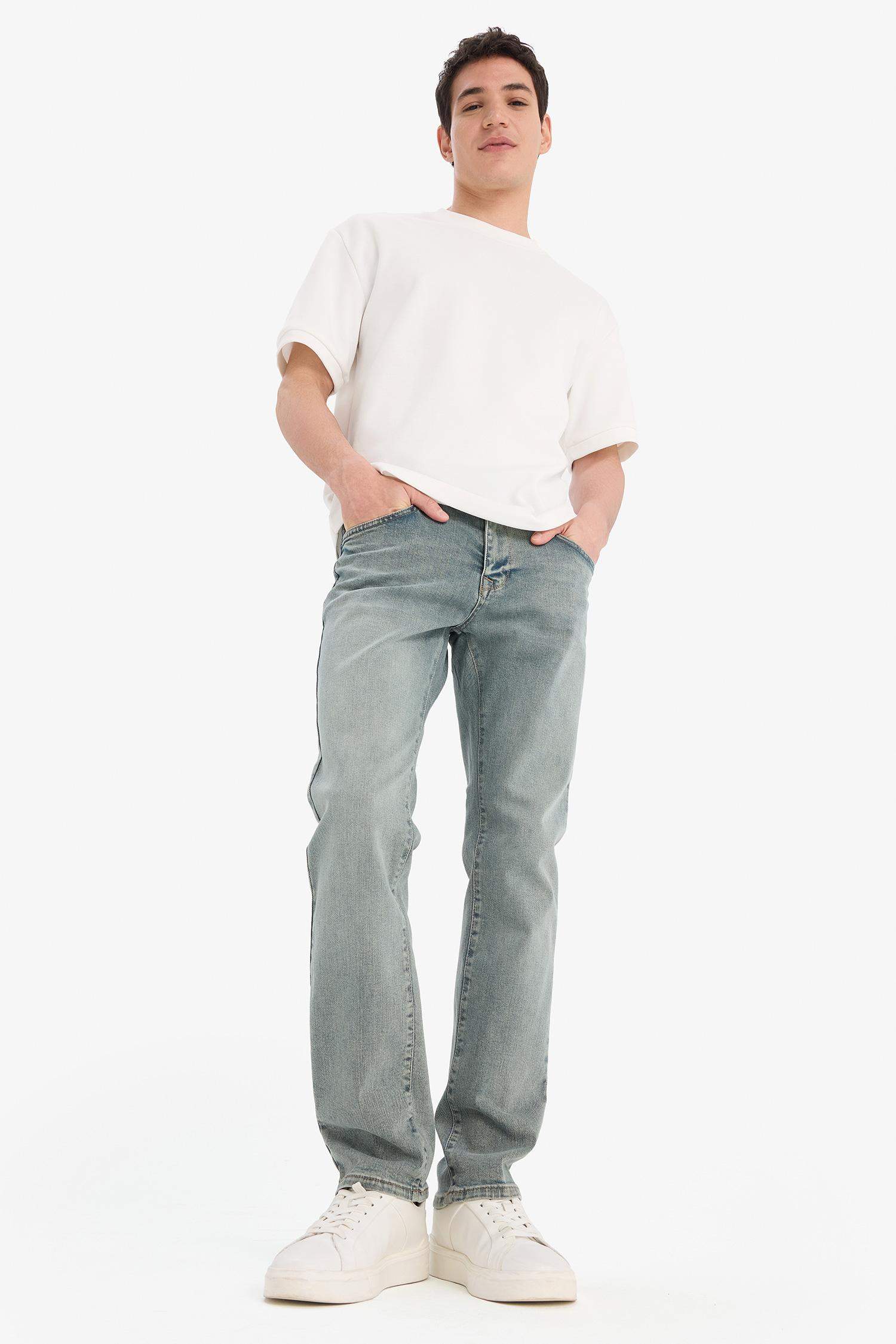 Sergio Regular Fit Normal Kalıp Normal Bel Boru Paça Jean Pantolon