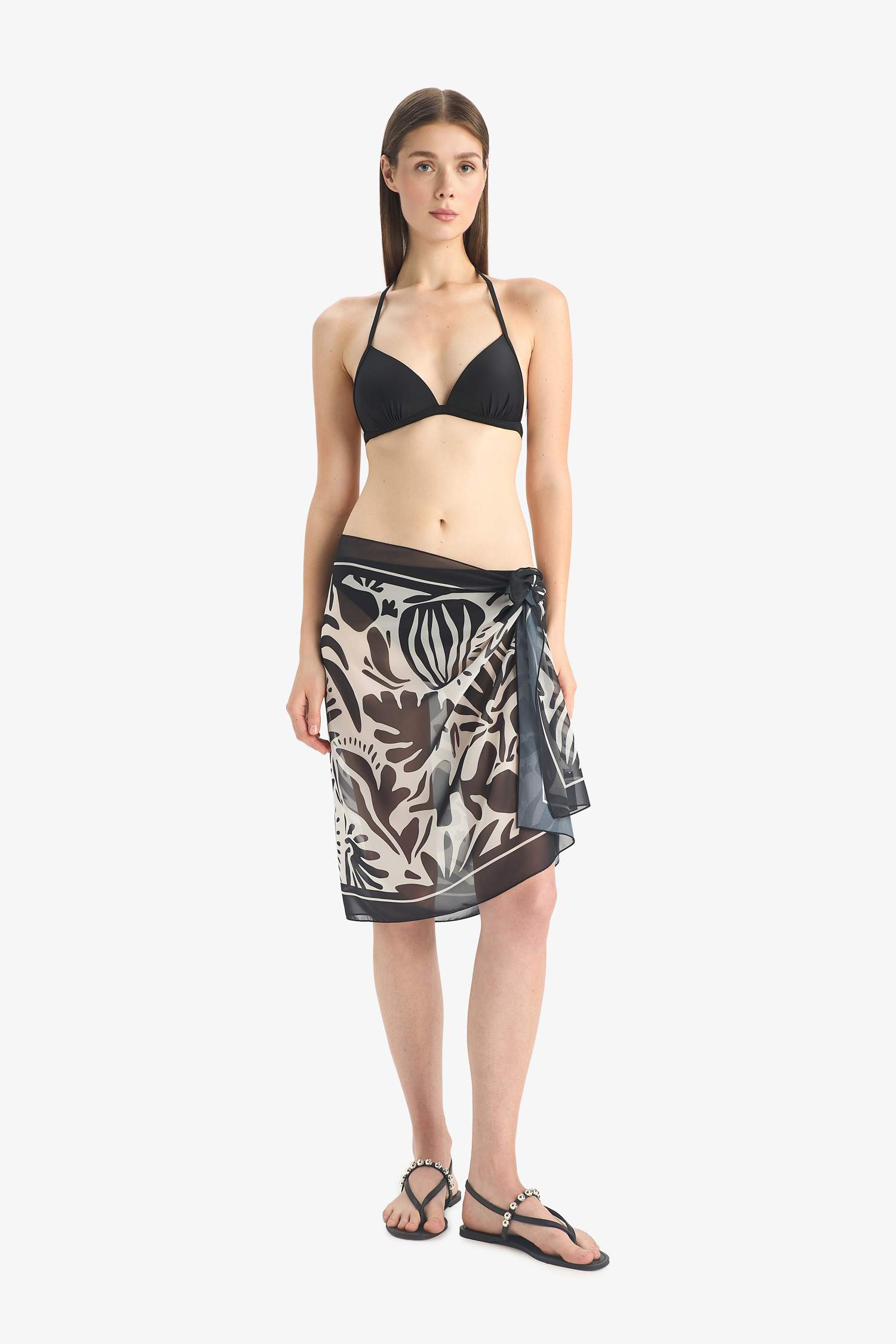 Fall in Love Regular Fit Chiffon Beachwear