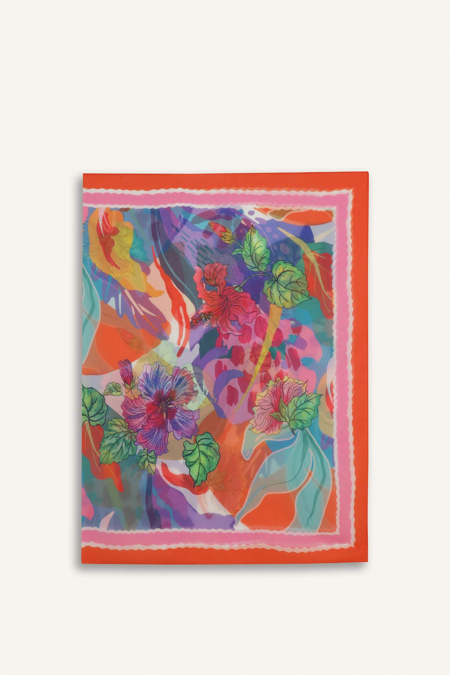 لبس بحر تروبيكال شيفون قصة عادية من Fall in Love