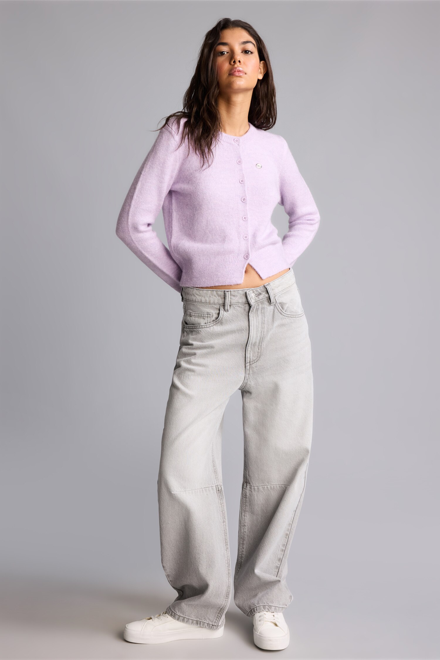 DeFacto Slim Fit Yumuşak Kumaş Hırka görsel 2