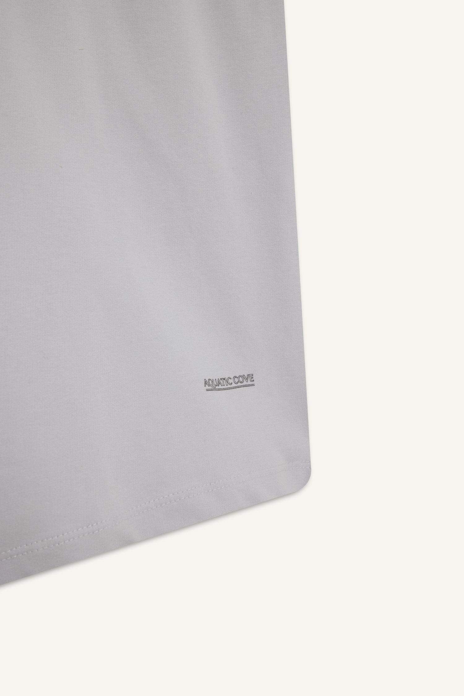 Slim Fit Sweatshirt Fabric Shorts