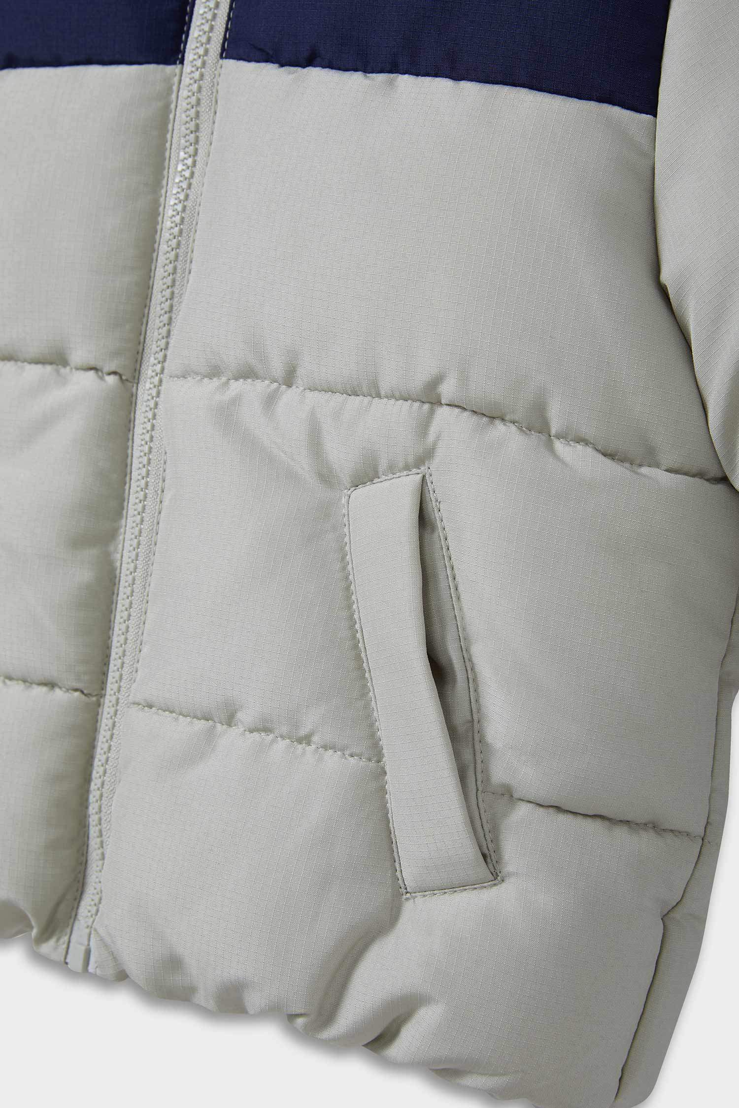 Baby Boy Waterproof Zipper Hooded Puffer Jacket