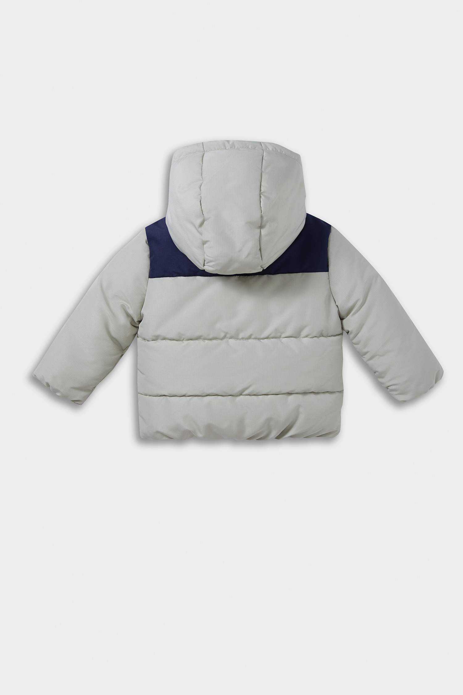 Baby Boy Waterproof Zipper Hooded Puffer Jacket