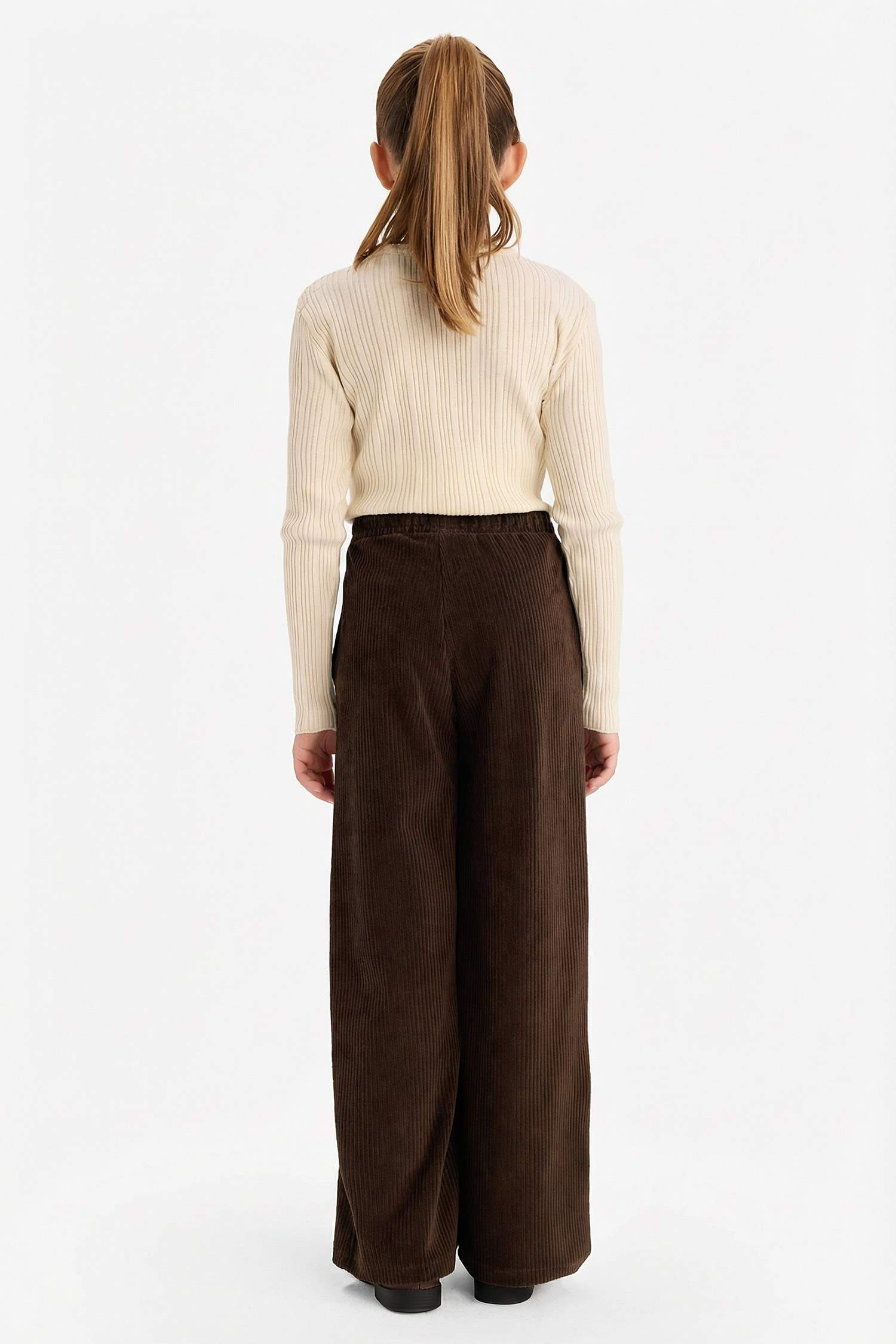 Girl Wide Leg Corduroy Trousers