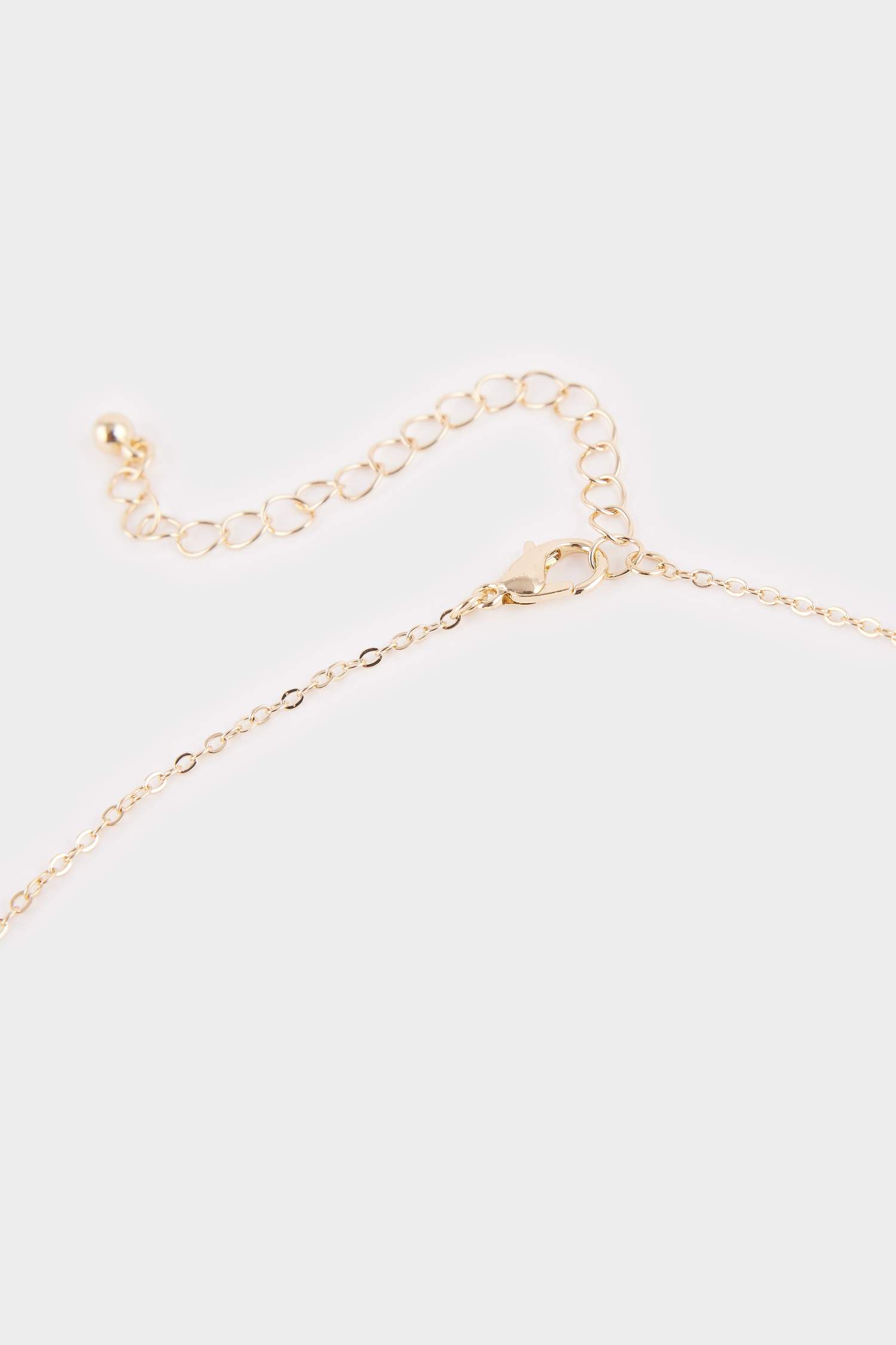 Kadın Mavi Yonca Detaylı Kolye