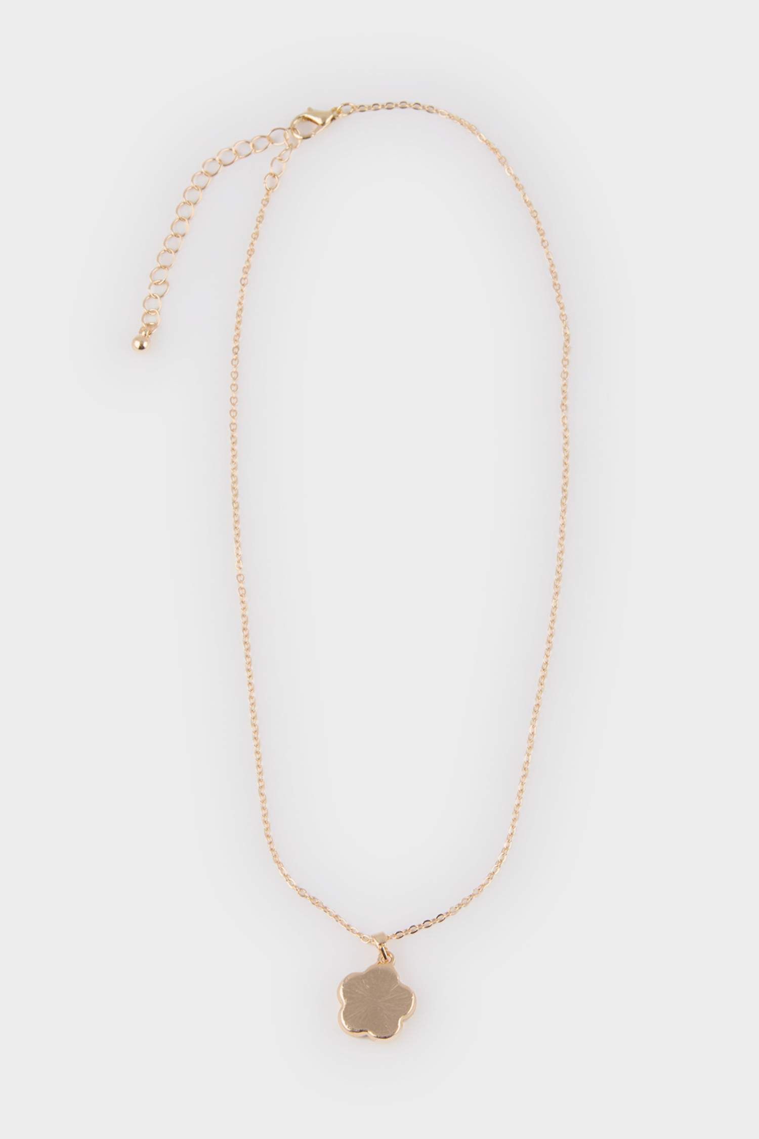 قلادة نسائي ذهبي فلورال