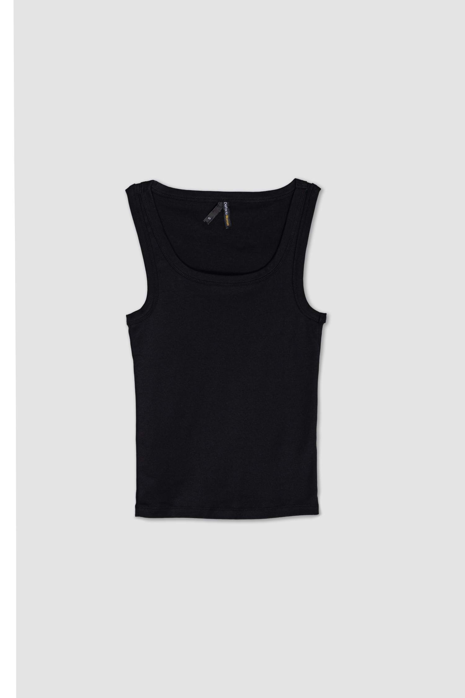 Slim Fit Basic Camisole Round Collar Tank Top