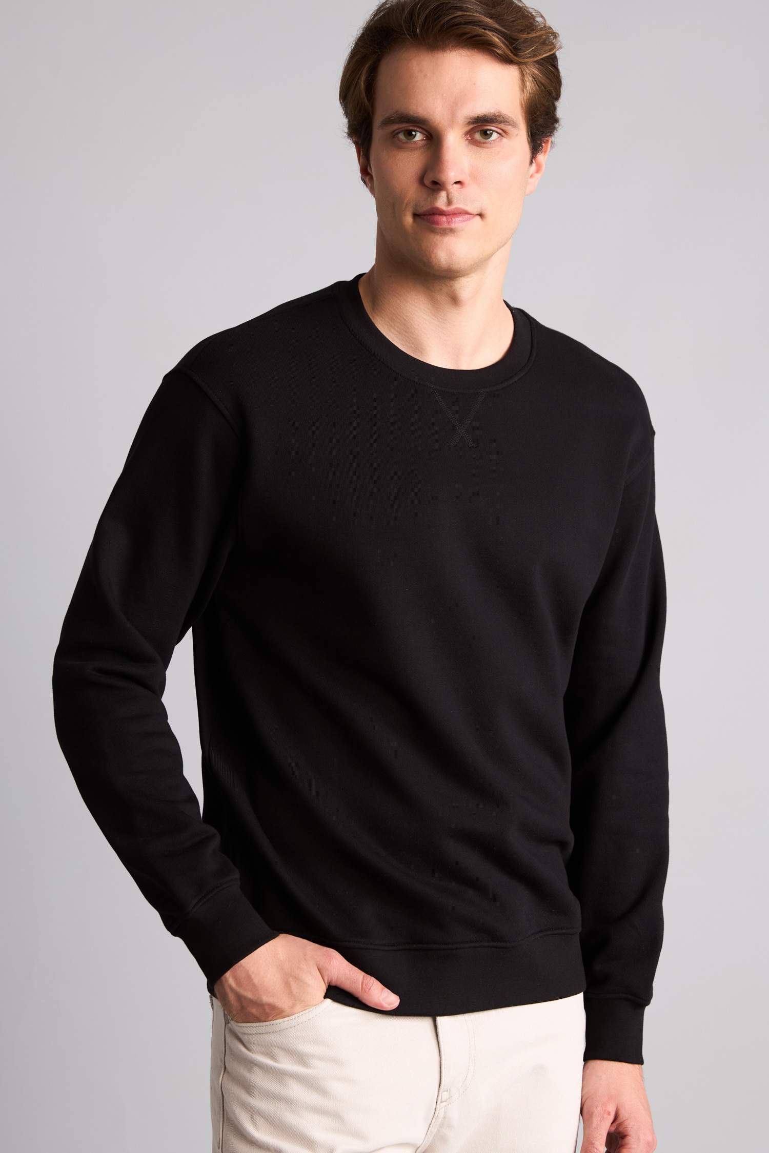 DeFacto Pamuklu Regular Fit Basic Sweatshirt