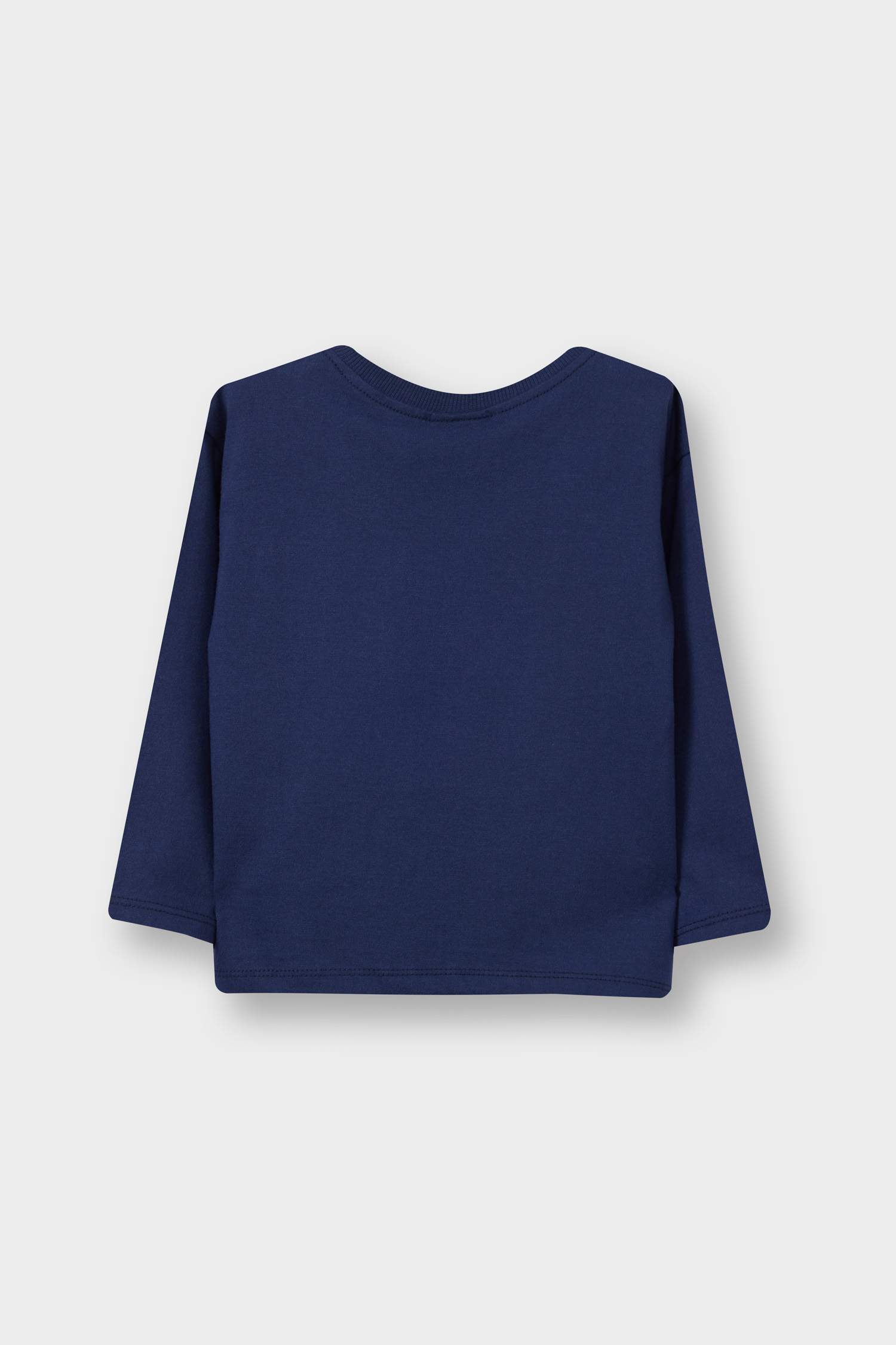 Baby Boy Crew Neck Basic Long Sleeve T-Shirt