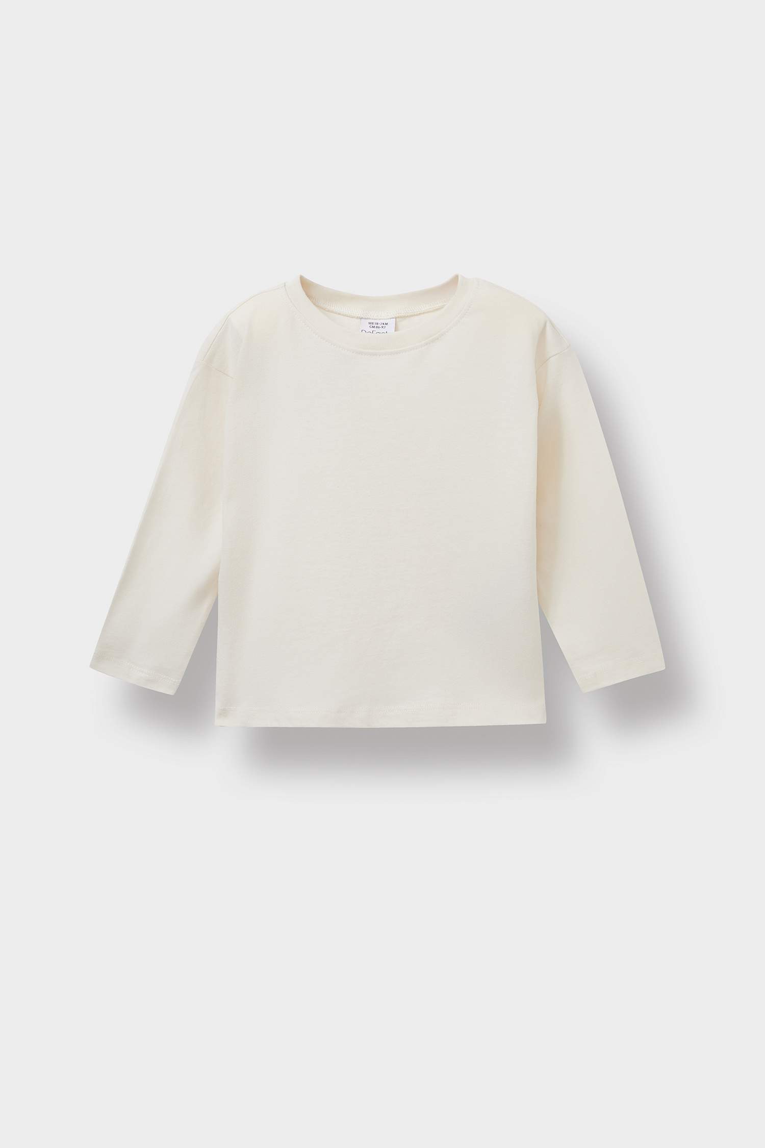 Baby Girl Regular Fit Crew Neck Long Sleeve T-Shirt