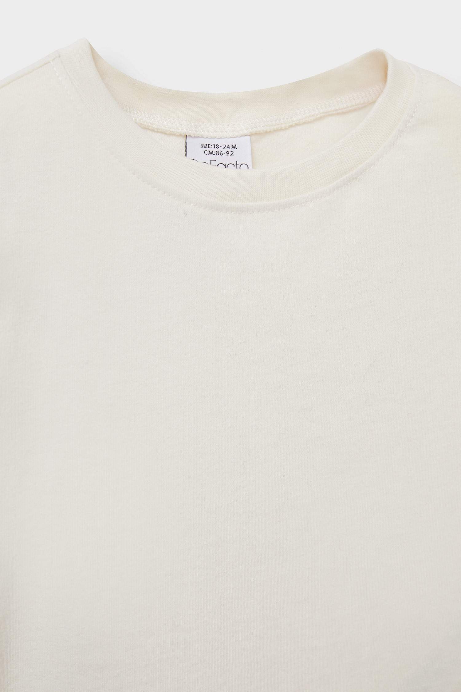 Baby Girl Regular Fit Crew Neck Long Sleeve T-Shirt