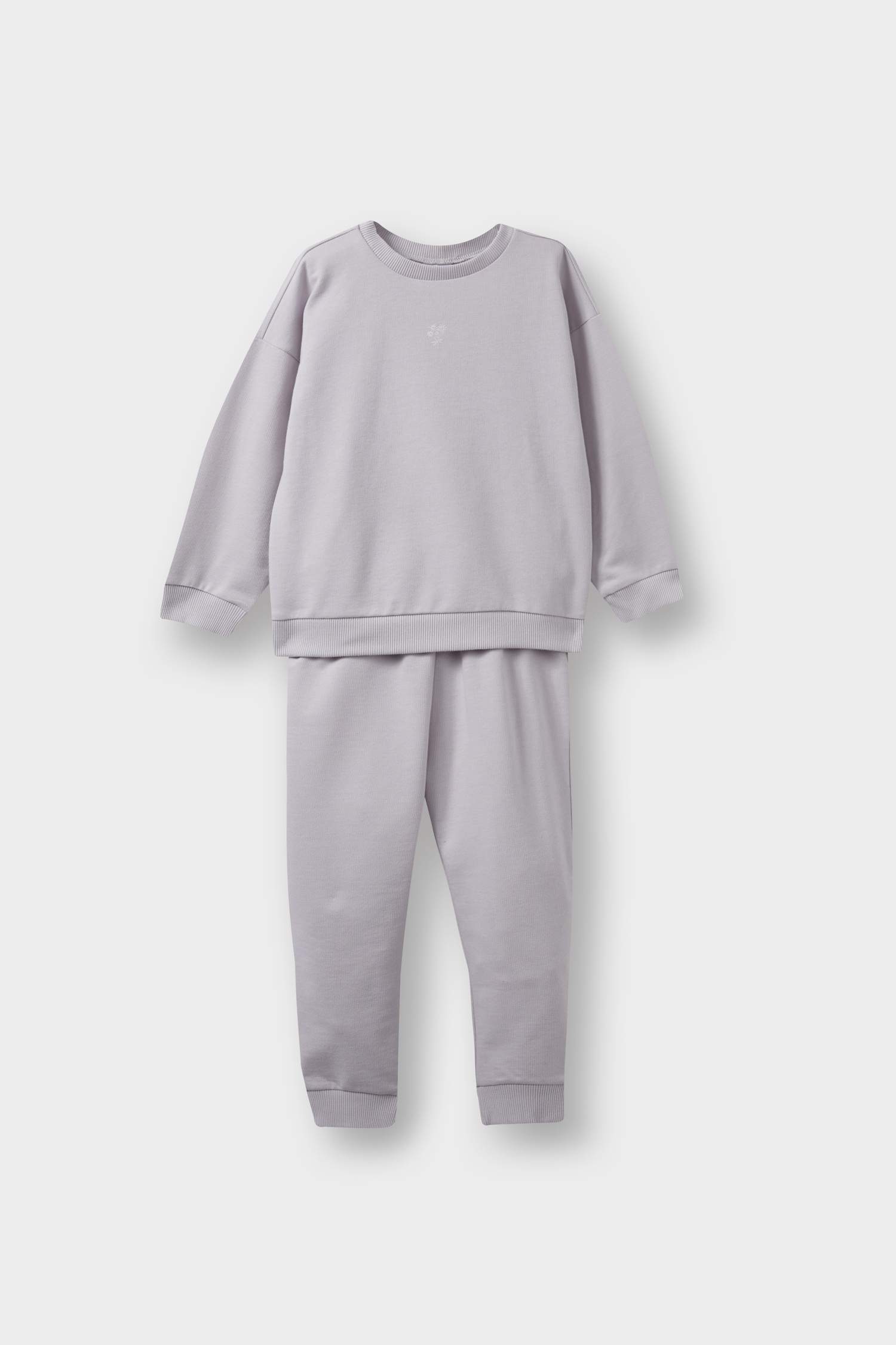 Baby Girl Basic Sweatshirt Sweatpants 2 Piece Set