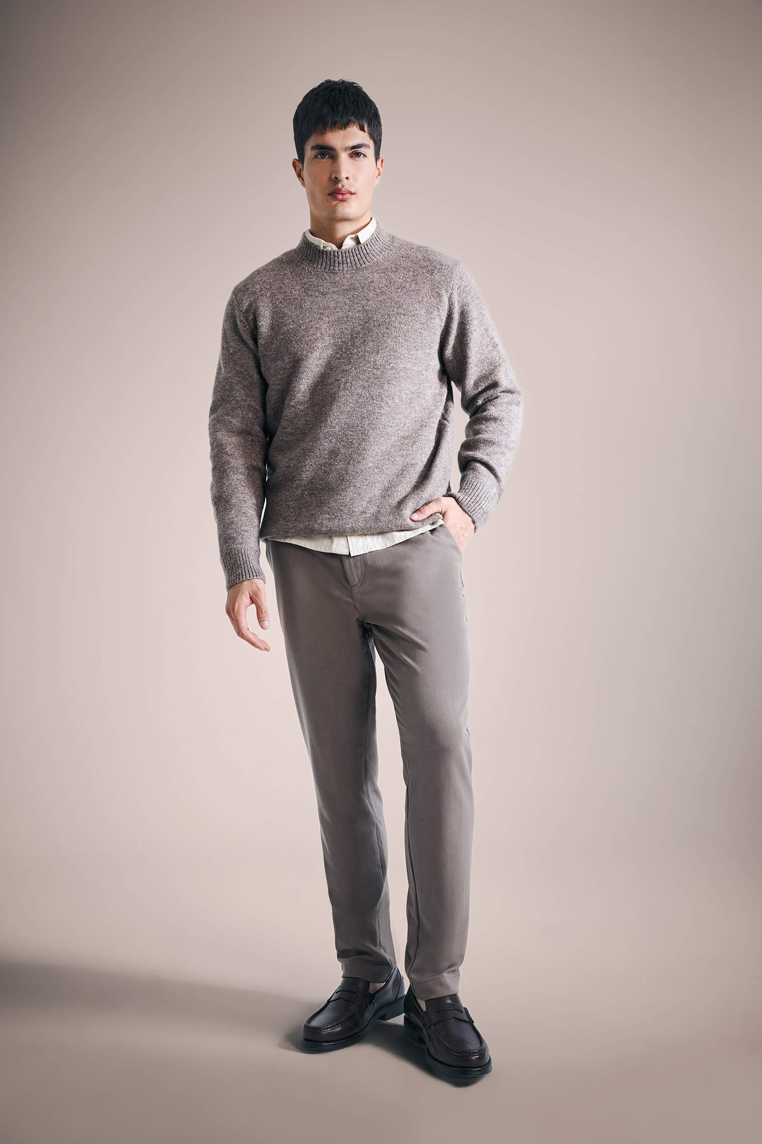 Relax Fit Crew Neck Knitwear Pullover